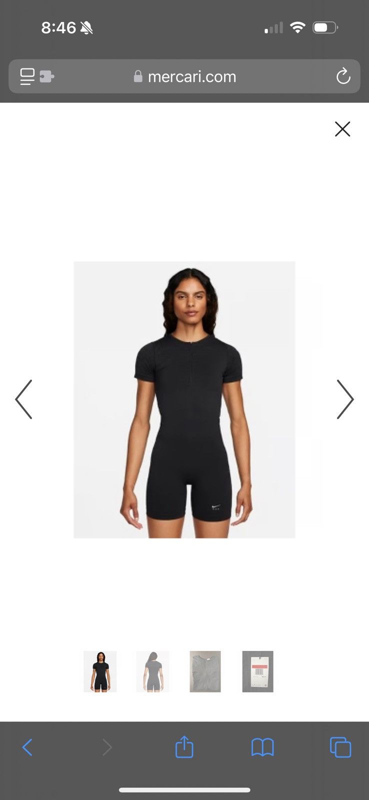 MMW × Nike Womens Nike MMW Womens Jumpsuit Sz Large NWT Size L / US 10 / IT 46 - 6 Thumbnail