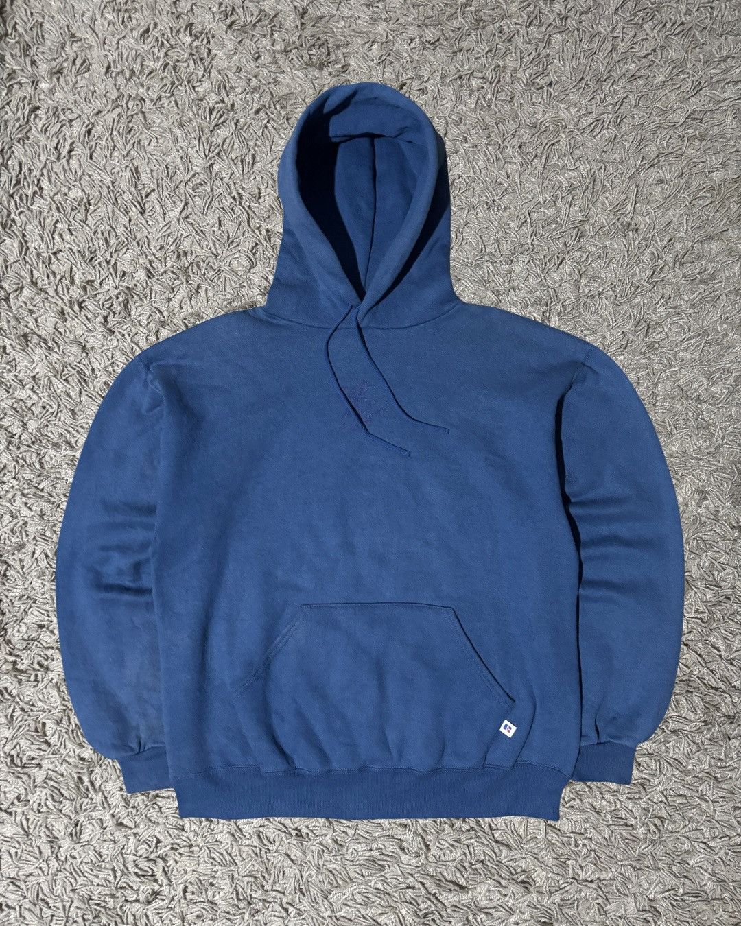 Russell Athletic 1990’s Russell Athletic “Garage” Tonal Slate Blue Hoodie Size US L / EU 52-54 / 3 - 1 Thumbnail