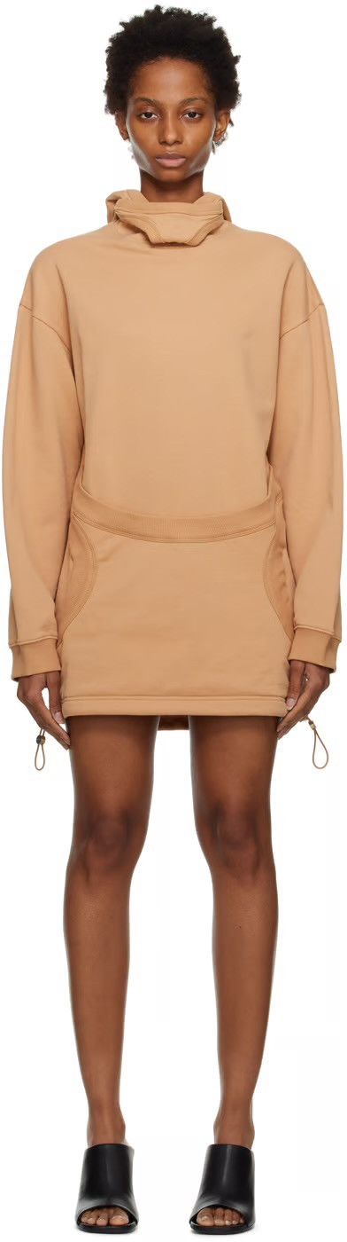 Dion Lee Dion Lee Tan Interlock Mask Hoodie Size US M / EU 48-50 / 2 - 7 Thumbnail