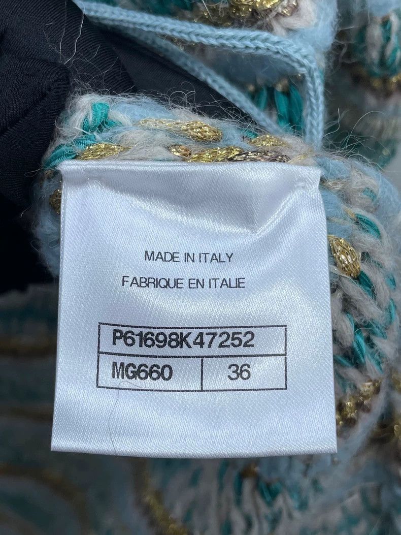 Chanel Chanel Peacock Vest with Gold Embroidery -2505 Size US 32 / EU 48 - 6 Thumbnail
