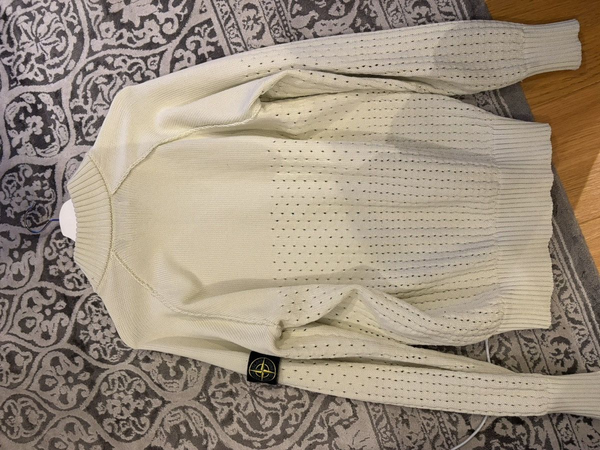Stone Island Stone island knitted zipper sweater Size US L / EU 52-54 / 3 - 4 Thumbnail