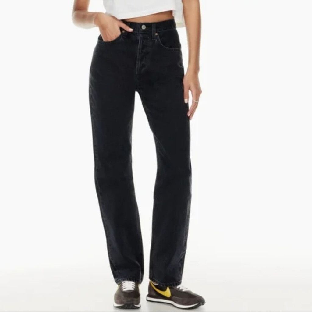 Other DENIM FORUM The Joni Button Down Washed Black Jeans 30L s 26 Size 26" / US 2 / IT 38 - 1 Thumbnail