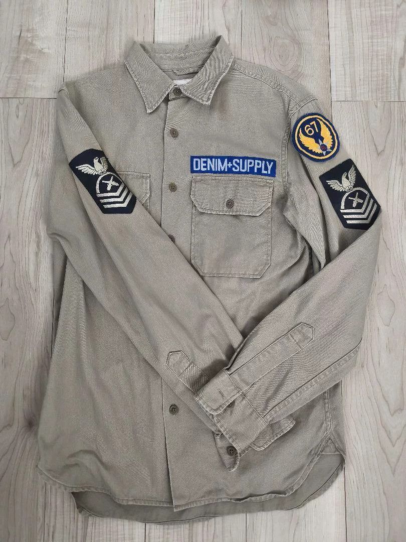 Denim & Supply Ralph Lauren Polo Ralph Lauren Denim Supply Multi-Badge Military Shirt Size US S / EU 44-46 / 1 - 1 Thumbnail
