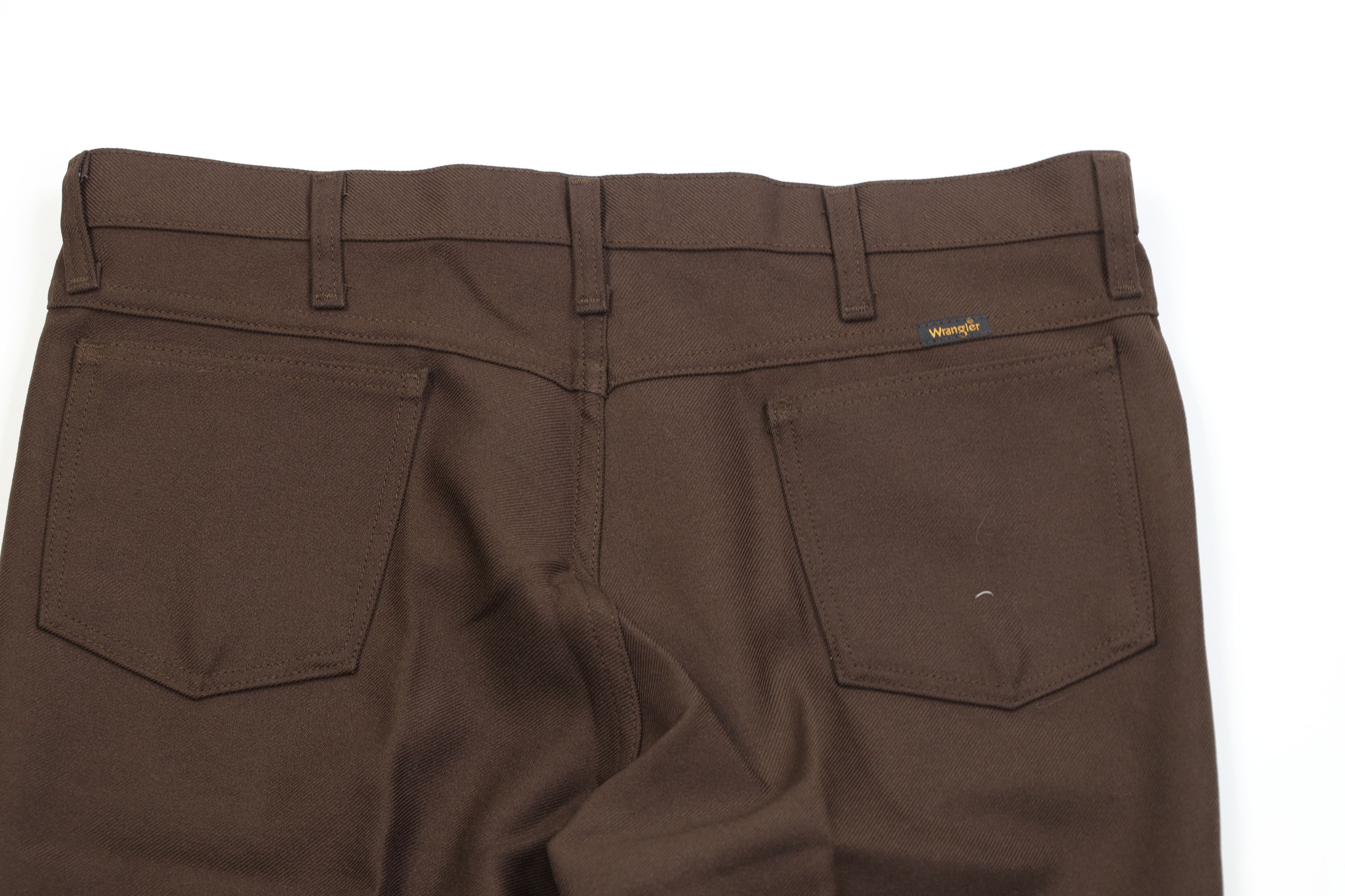 Wrangler Vintage 90s Wrangler Wide Leg Western Chino Pants Brown Size US 38 / EU 54 - 10 Thumbnail