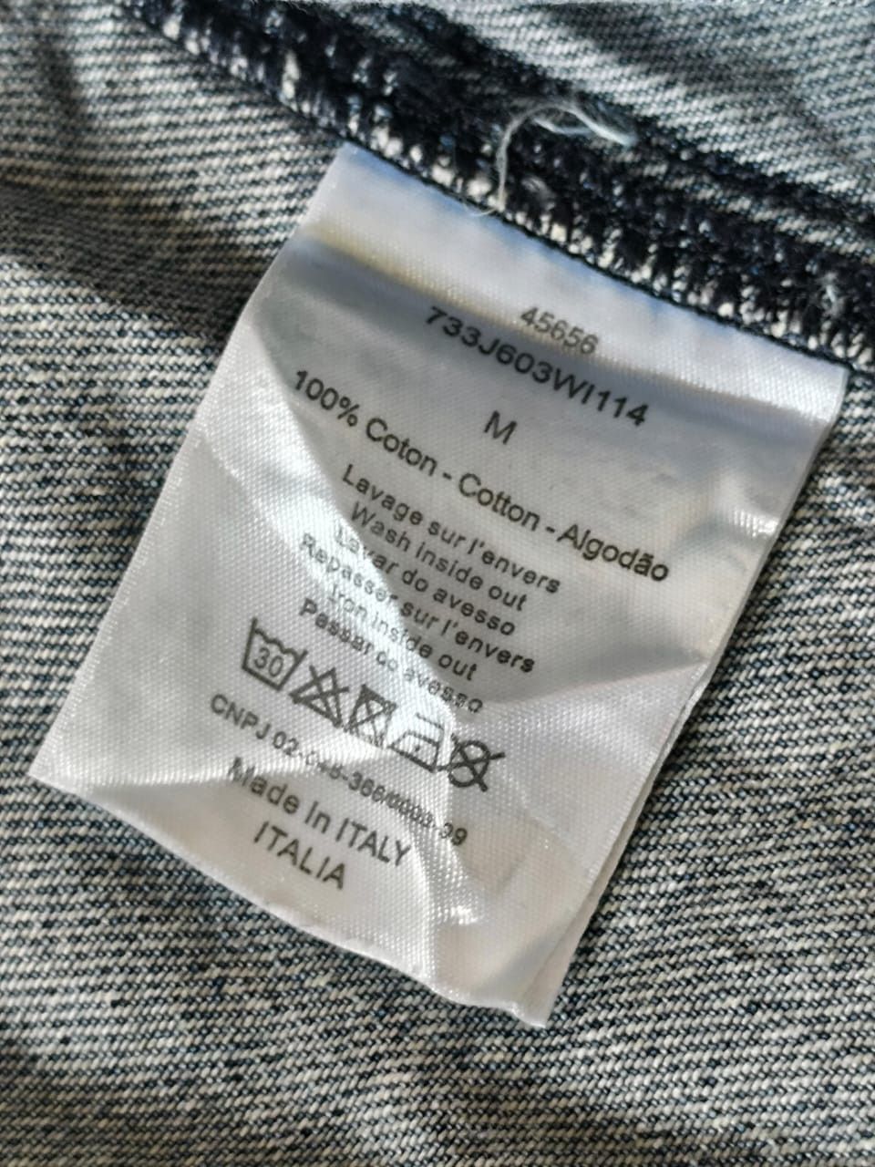 Christian Dior Monsieur Christian Dior CD denim kimono jacket Size US M / EU 48-50 / 2 - 4 Thumbnail