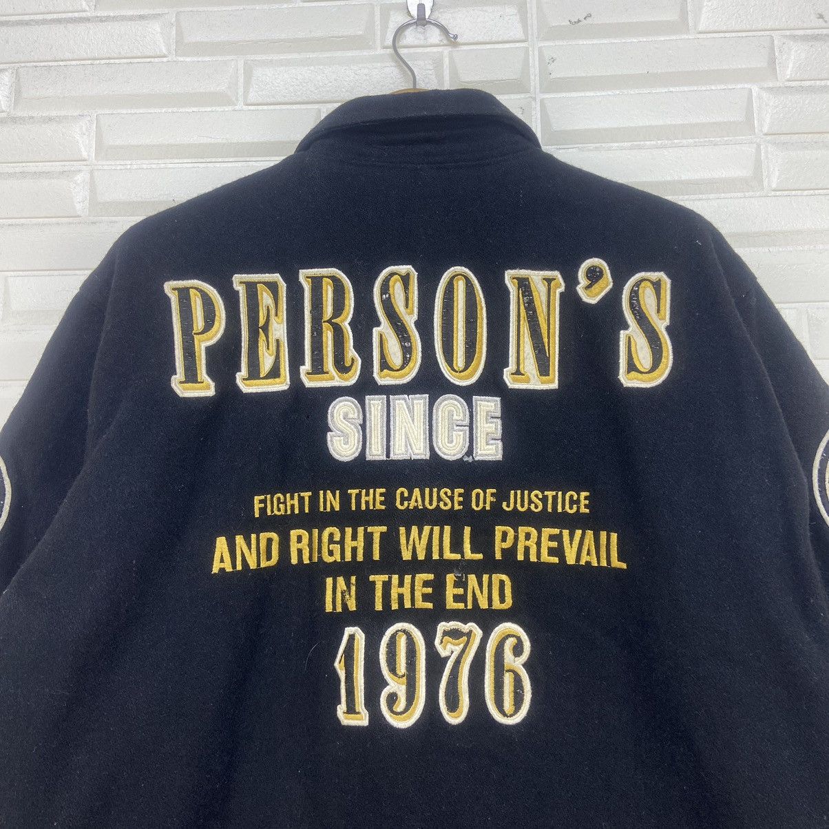Japanese Brand × PERSON'S × Vintage Person’s Fight in The Cause of Justice Wool Heavy Varsity Size US M / EU 48-50 / 2 - 21 Thumbnail