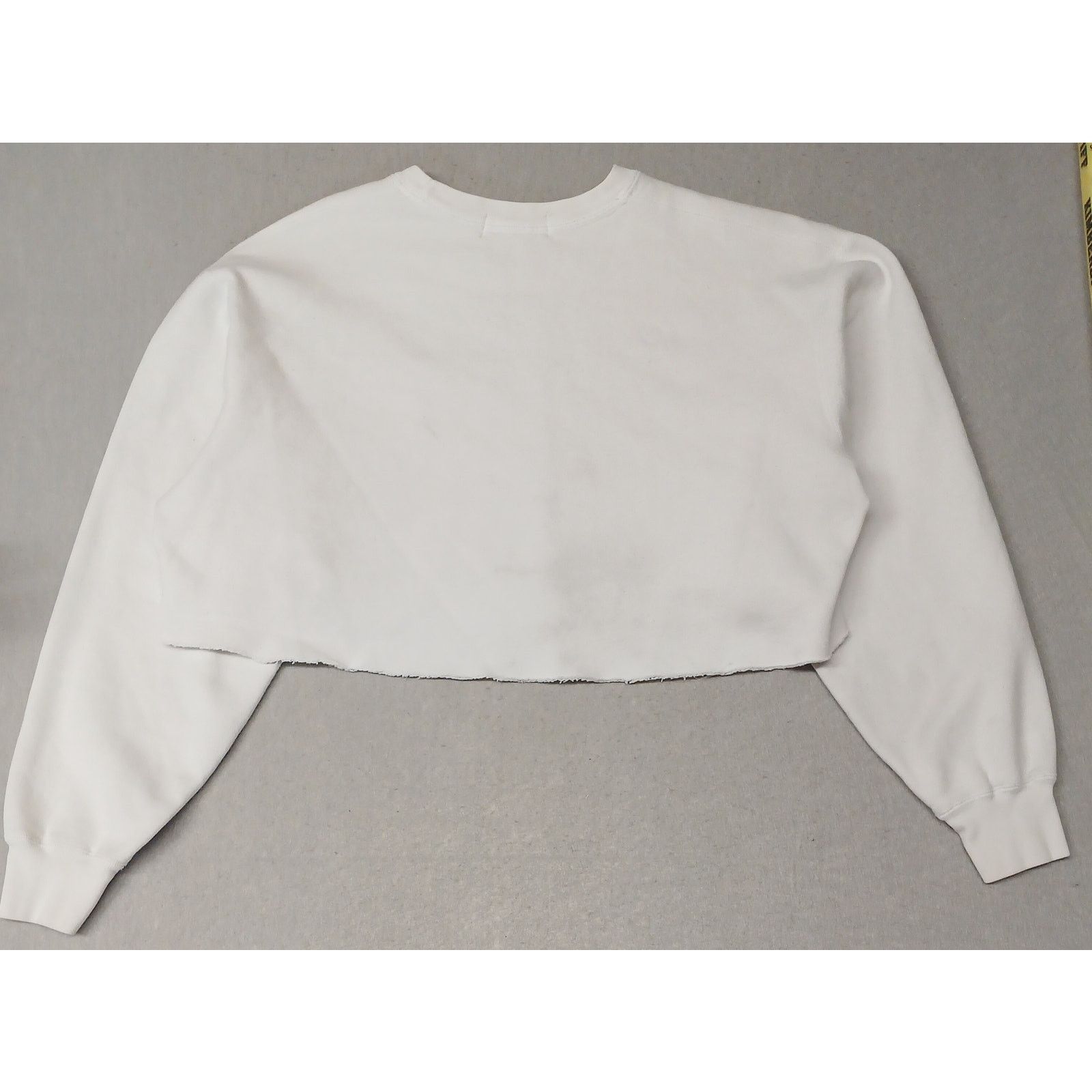 Polo Ralph Lauren Polo Ralph Lauren (Medium) White Crop Crew Sweatshirt Size M / US 6-8 / IT 42-44 - 8 Thumbnail
