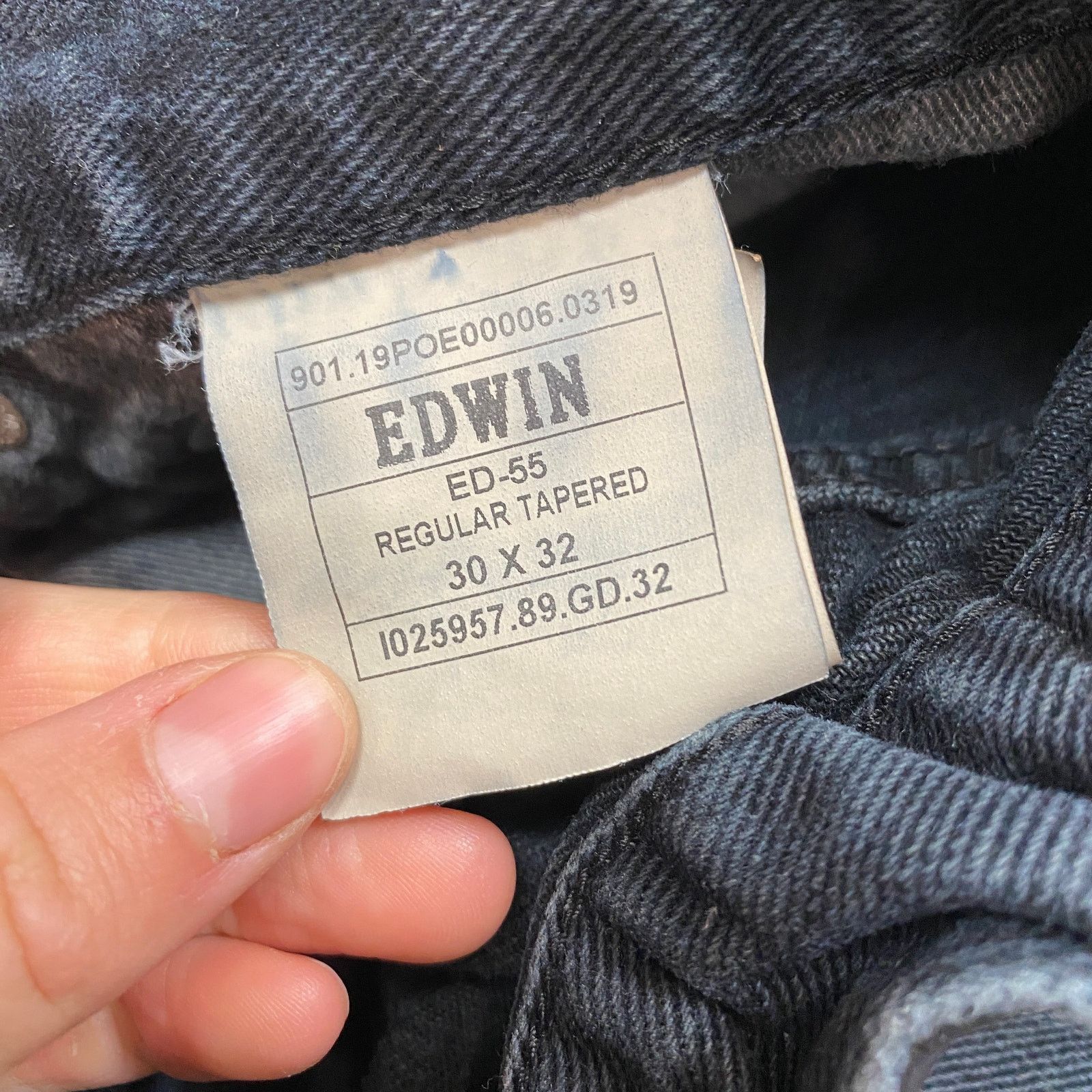 Edwin Edwin Ed-55 Regular Tapered Japanese Denim Jeans Men's 30x32 Size US 30 / EU 46 - 8 Thumbnail