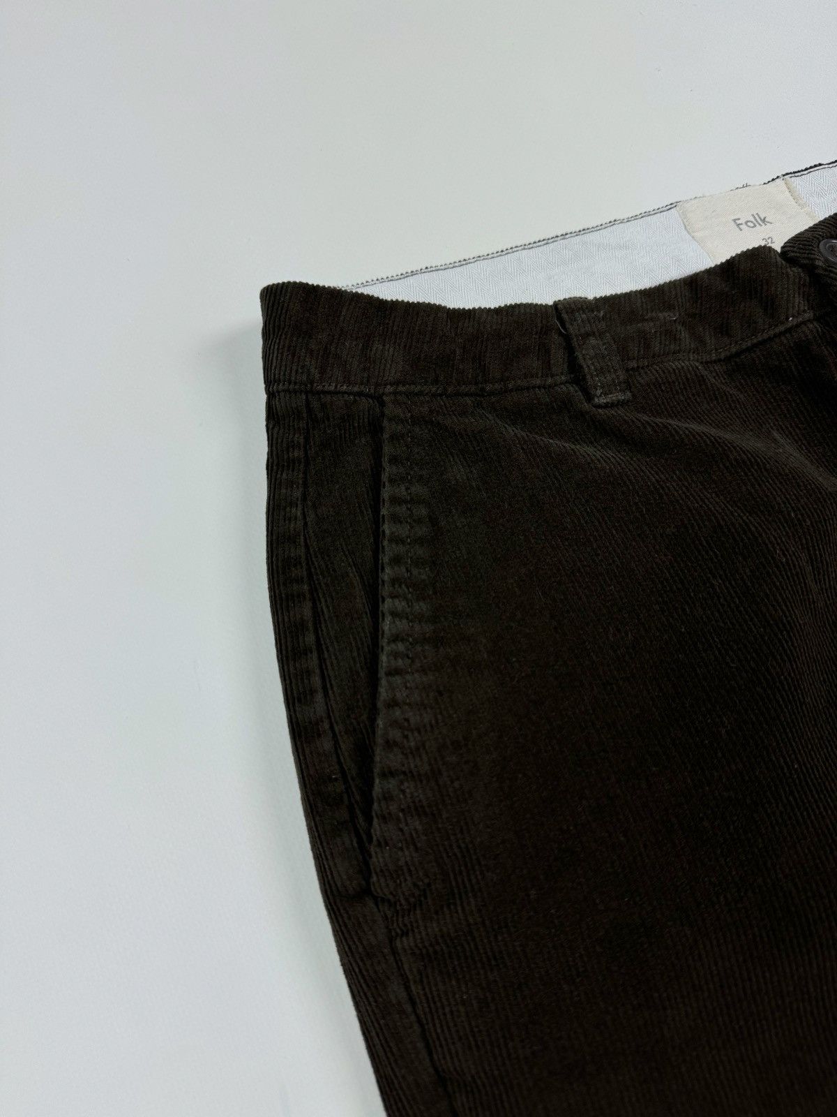 Folk Folk Corduroy Brown Chino Pants Size 32 Size US 32 / EU 48 - 3 Thumbnail