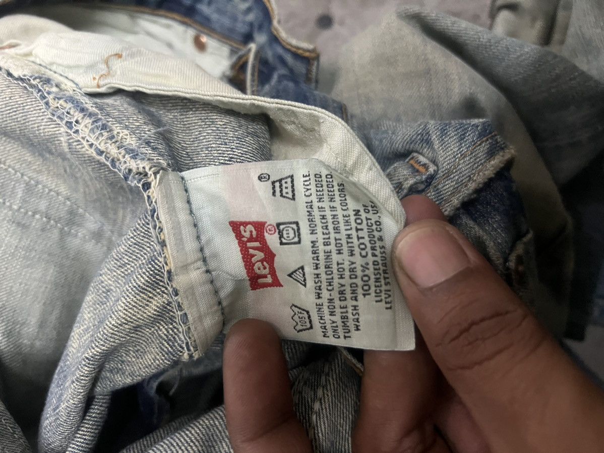 Designer × Levi's VINTAGE 90’s LEVIS 501 PATCHWORK DENIM Size US 34 / EU 50 - 10 Thumbnail