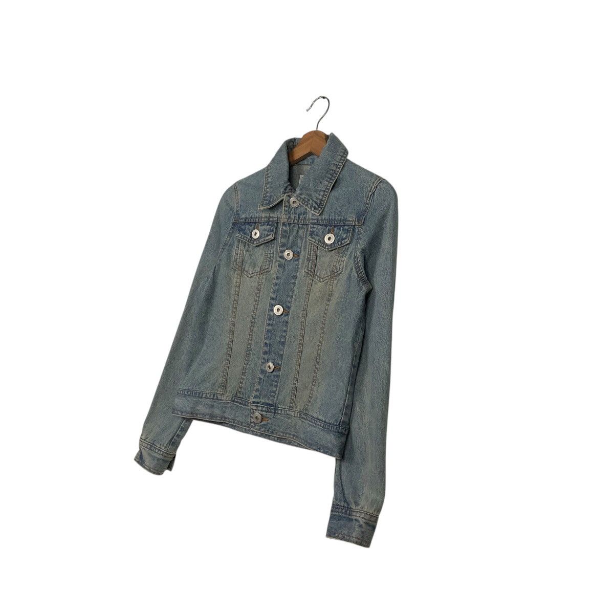 Hysteric Glamour 📌Vintage Cropped Biker Denim Jacket Mamaikuko de Paris Size US M / EU 48-50 / 2 - 3 Thumbnail