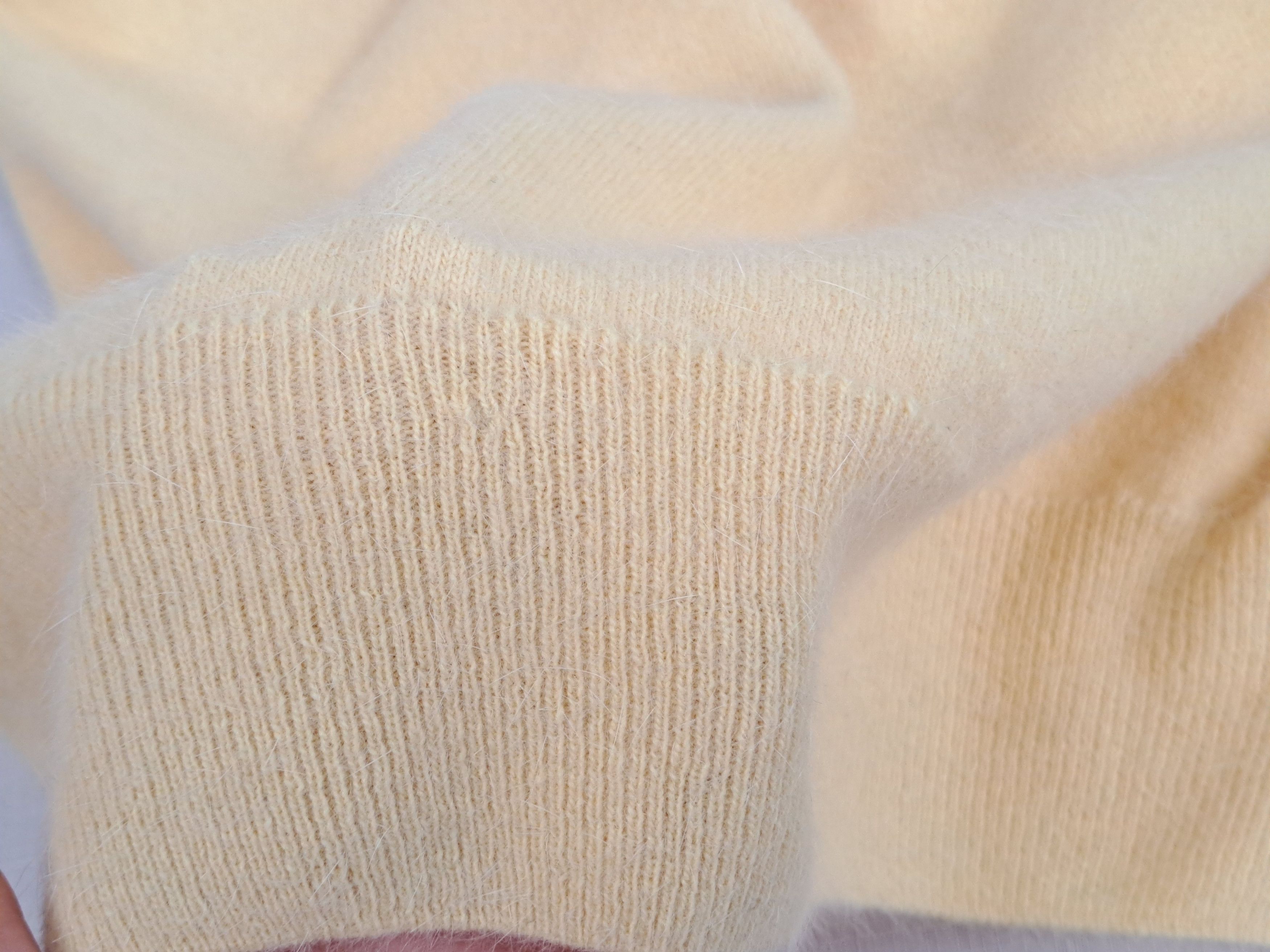 Vintage Vintage YSL Yves Saint Laurent yellow V-Neck mohair sweater. Size US S / EU 44-46 / 1 - 15 Thumbnail