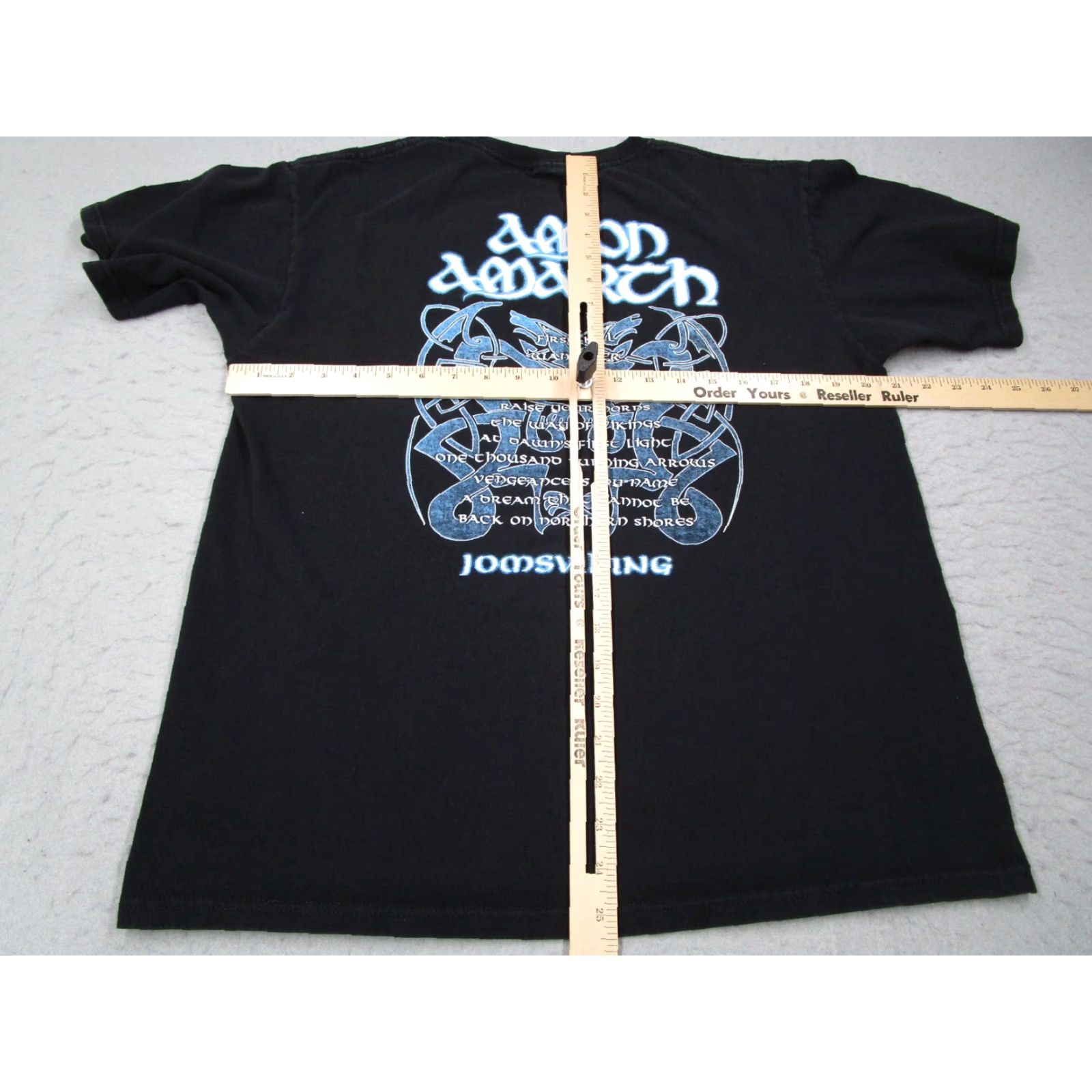 Doublet Aman Amarth Shirt Mens Large Black Jomsviking Yazbek Double Sided Short Sleeve Size US L / EU 52-54 / 3 - 6 Thumbnail