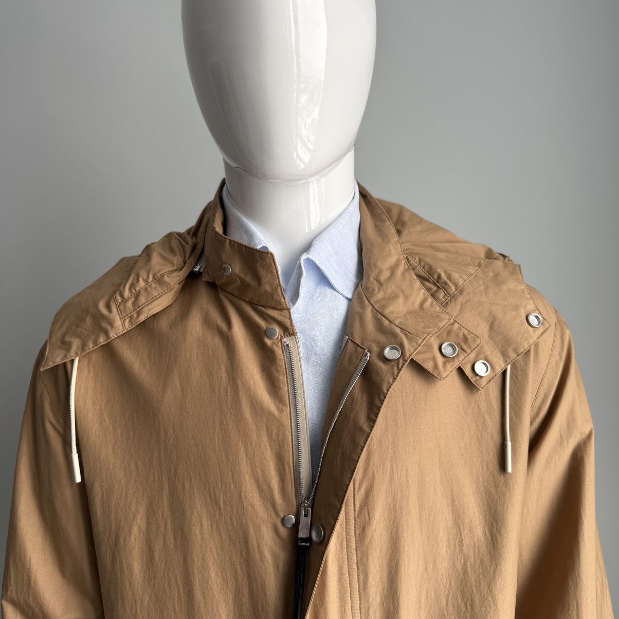 Ermenegildo Zegna Ermenegildo Zegna Leggerissimo Cotton Silk Long Hooded IT50 Size US M / EU 48-50 / 2 - 9 Thumbnail