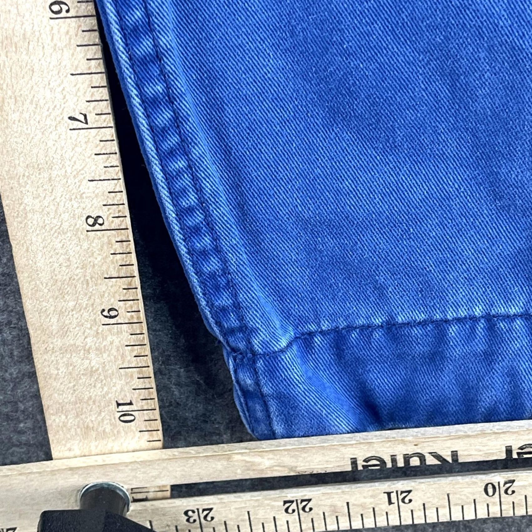 Vintage Aeropostale Shorts Mens 29 Blue Chino Twill Flat Front Casual Cotton Zip Fly Size US 29 - 7 Thumbnail