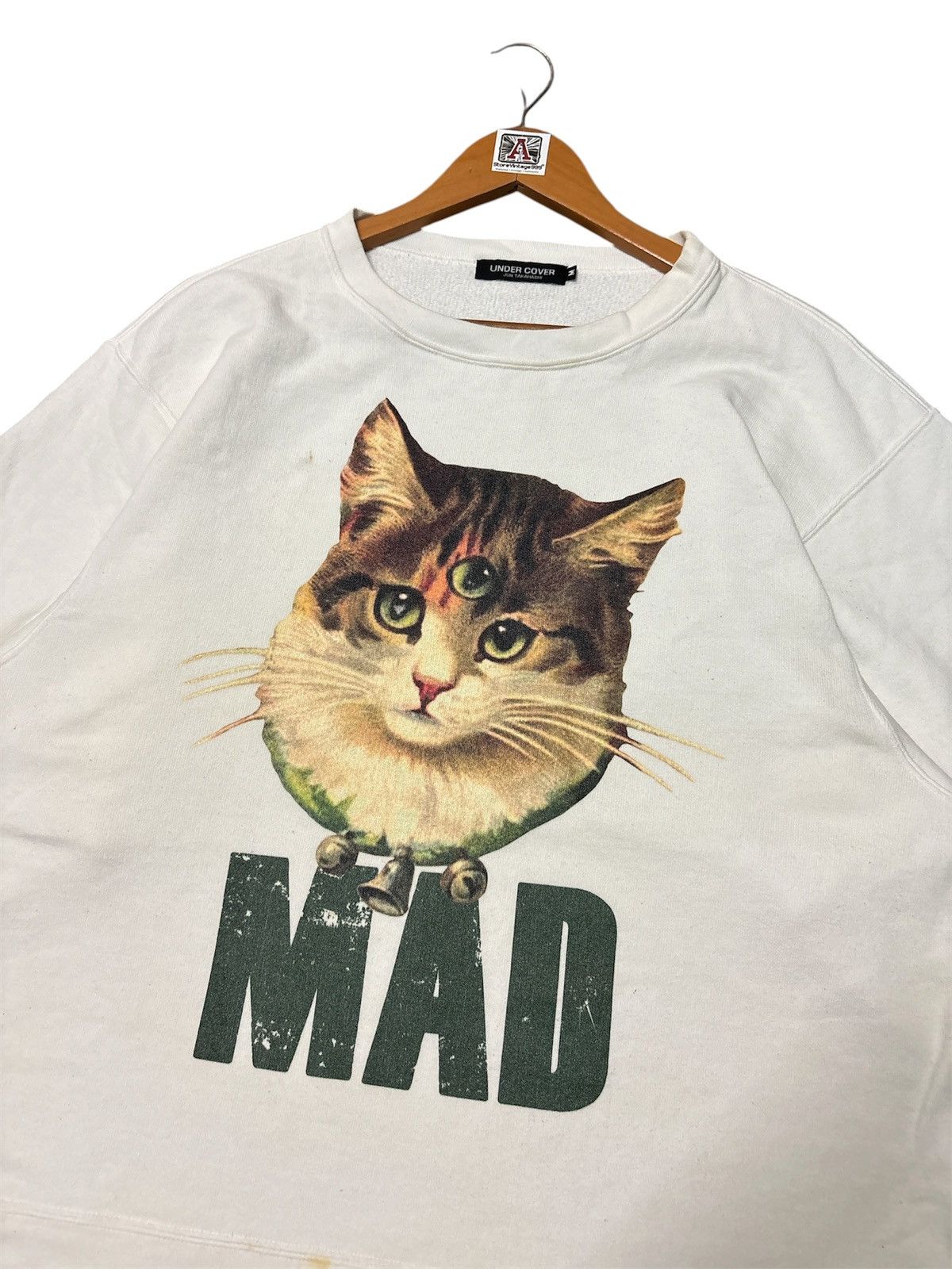 Undercover 💸BINDING OFFER💸UNDERCOVER MADSTORE CAT SWEATSHIRT💥 Size US M / EU 48-50 / 2 - 5 Thumbnail