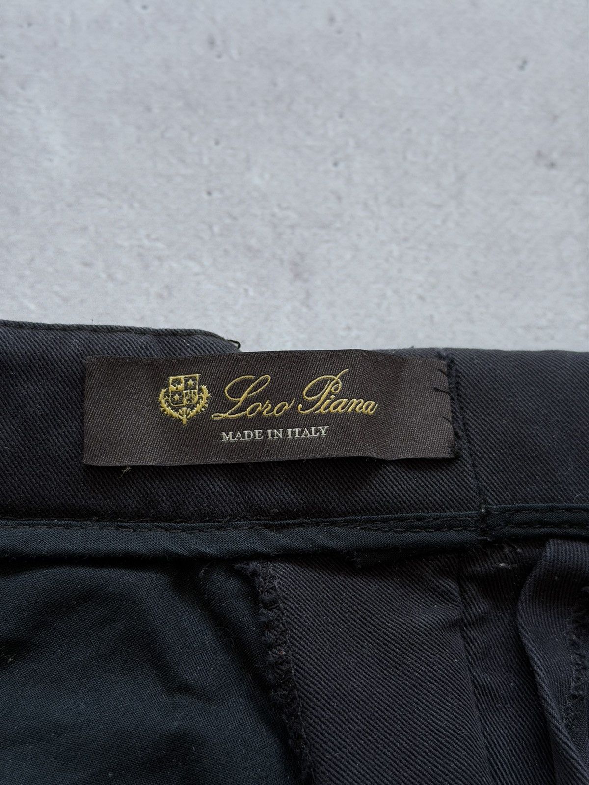 Loro Piana Loro Piana Black Chino Pants Size 44 Size 30" / US 8 / IT 44 - 3 Thumbnail
