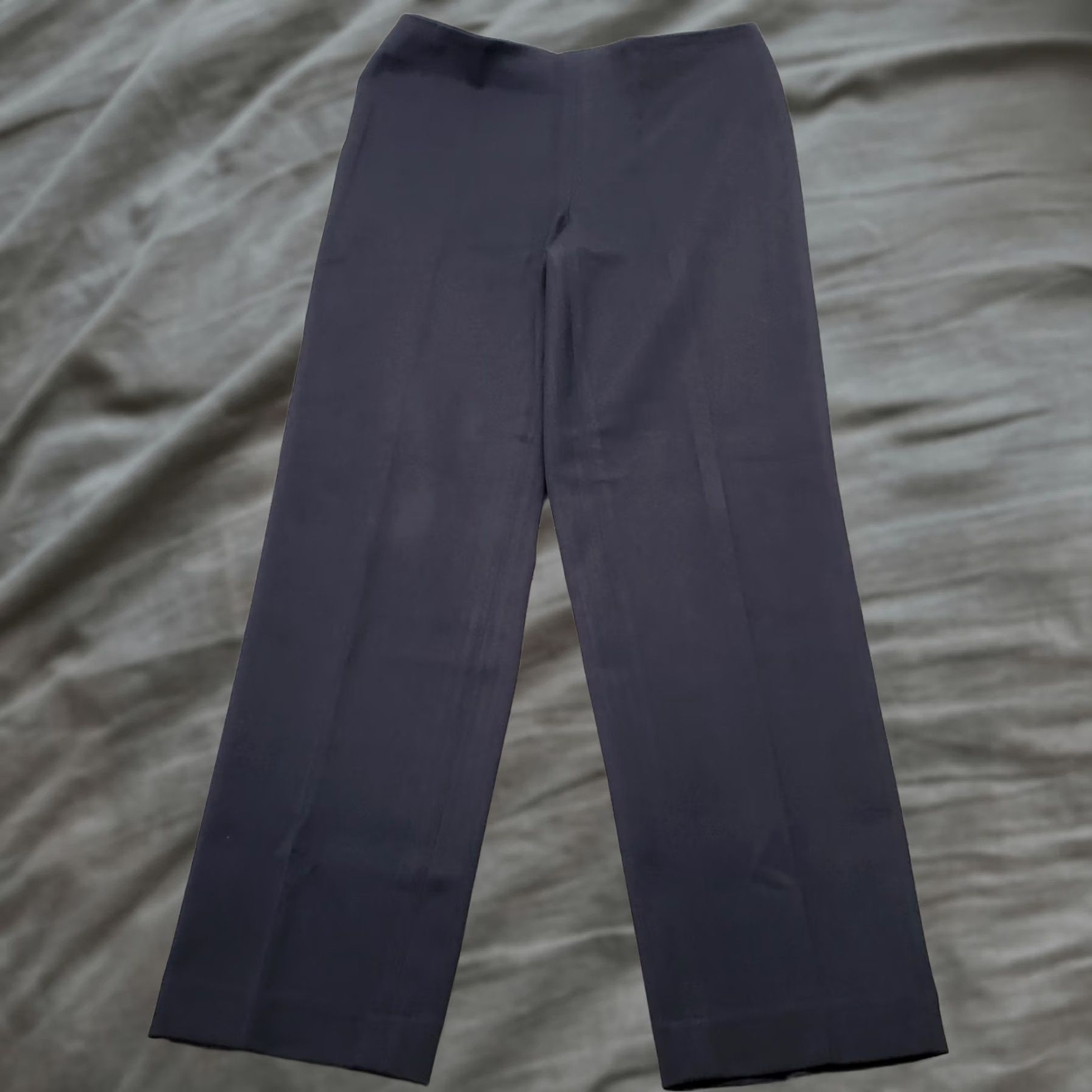 Talbots Talbots Womens Slim Pants 6P Black Career Stretch Straight Leg Side Zip Pant - Size 6P Womens Size 28" / US 6 / IT 42 - 1 Thumbnail