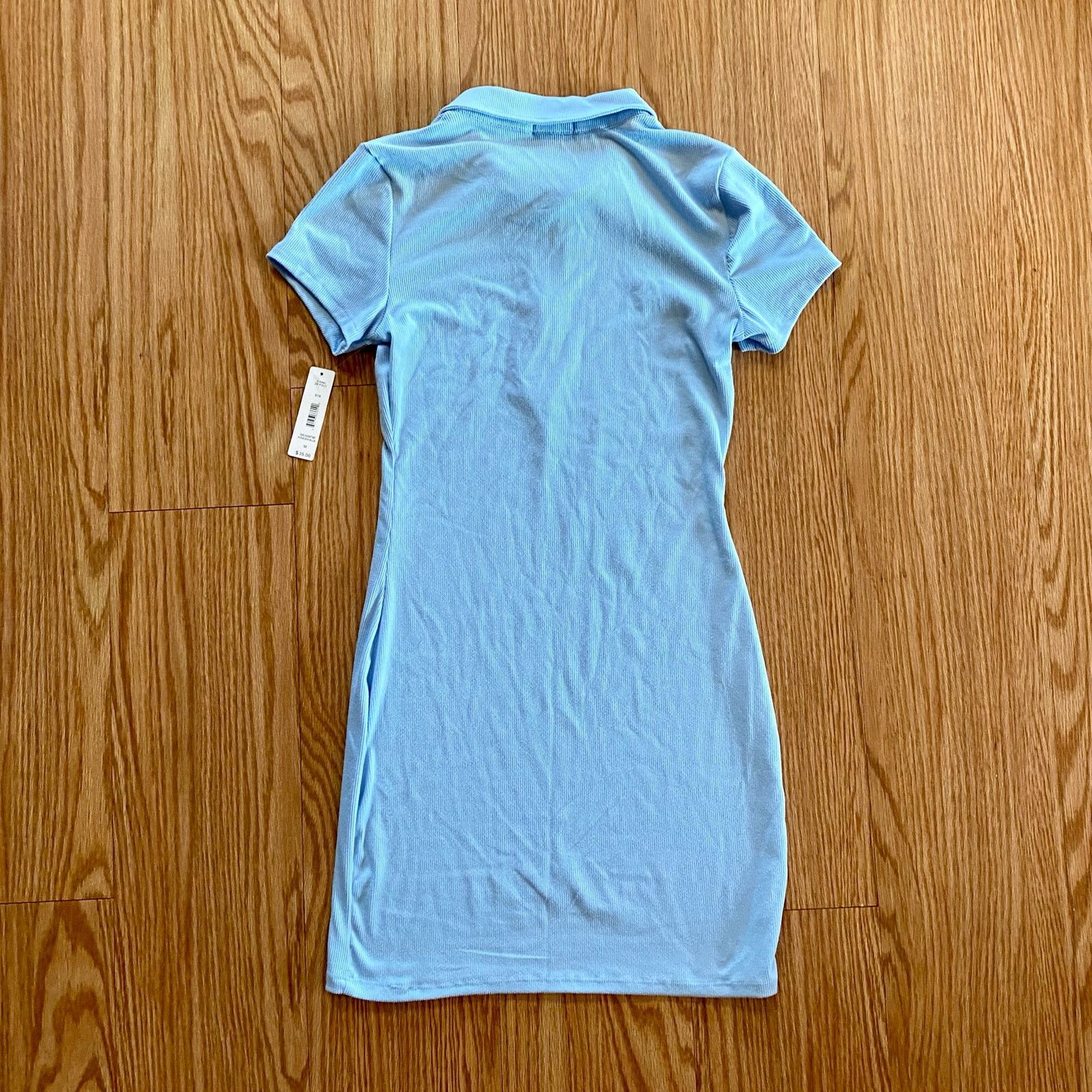 Other Justify Blue Mini Shirt Dress Juniors Medium Womens XSmall Size M / US 6-8 / IT 42-44 - 9 Thumbnail