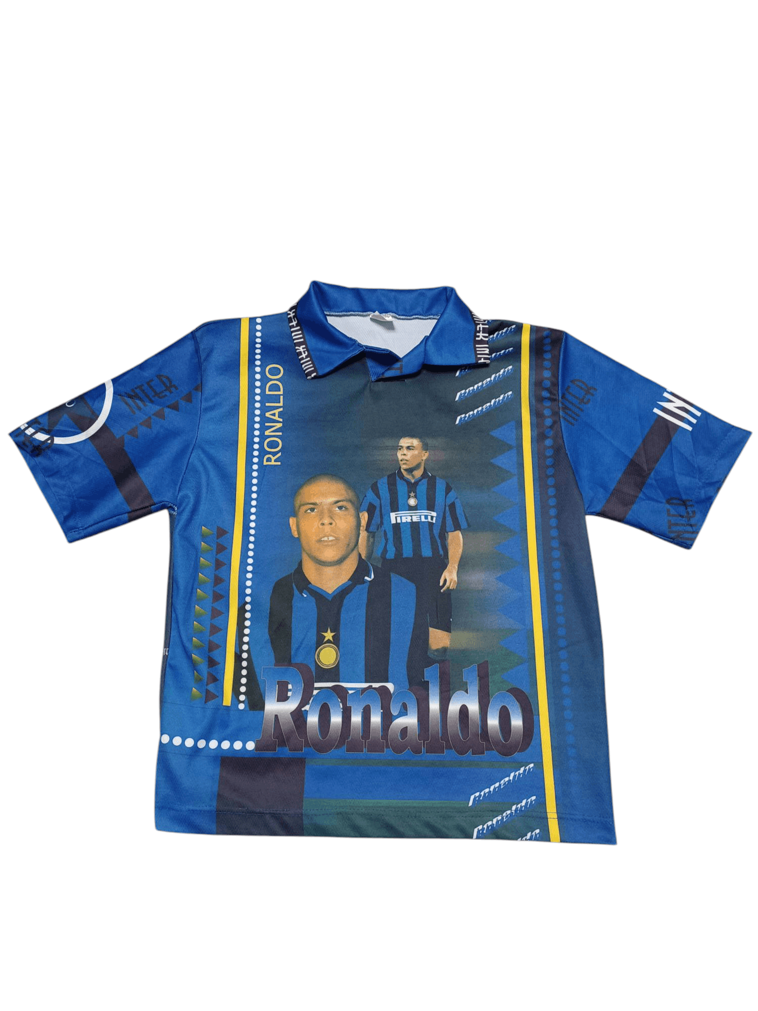 Other RONALDO BRASIL 90S INTER VINTAGE BLOKECORE PSOCCER JERSEY Size US S / EU 44-46 / 1 - 1 Thumbnail
