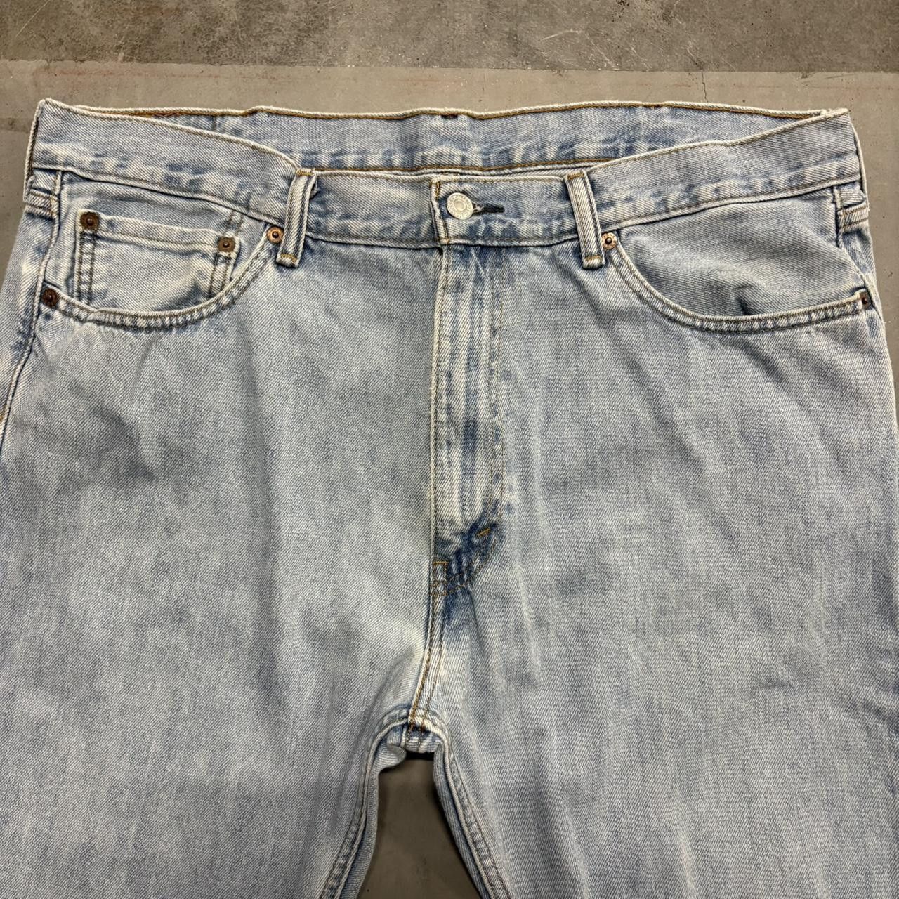 Levi's Vintage Y2K/2000s Baggy Light Blue Wash Levis 505 Skater Style Denim Jeans! Size US 38 / EU 54 - 4 Thumbnail