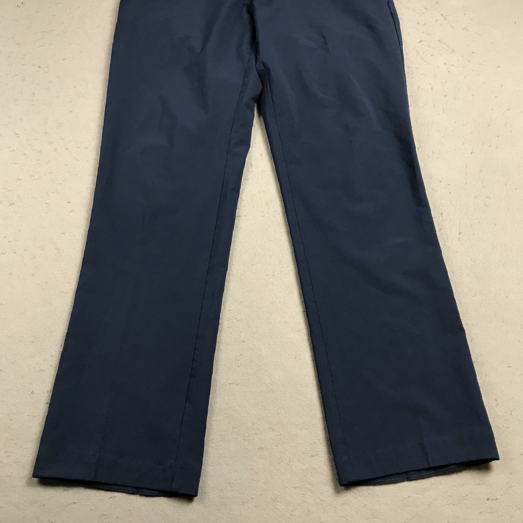 J.Lindeberg J.Lindeberg Golf Pants Mens 33x32 Blue Performance Stretch Logo Chino Casual Pants Mens 33 Blue Logo Sports 90s (adjusted within constraints) Size US 33 - 3 Thumbnail