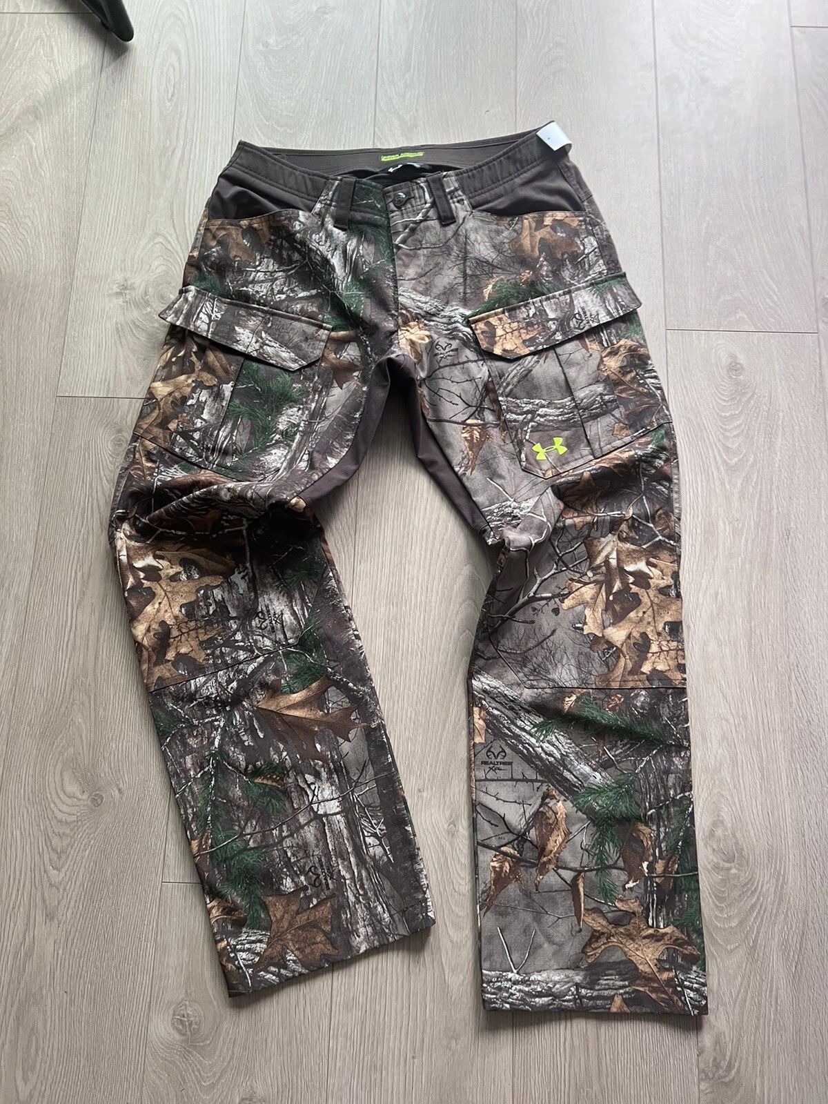 Vintage Under Armour Realtree Scent Control Camo Hunting Cargo Pants ...
