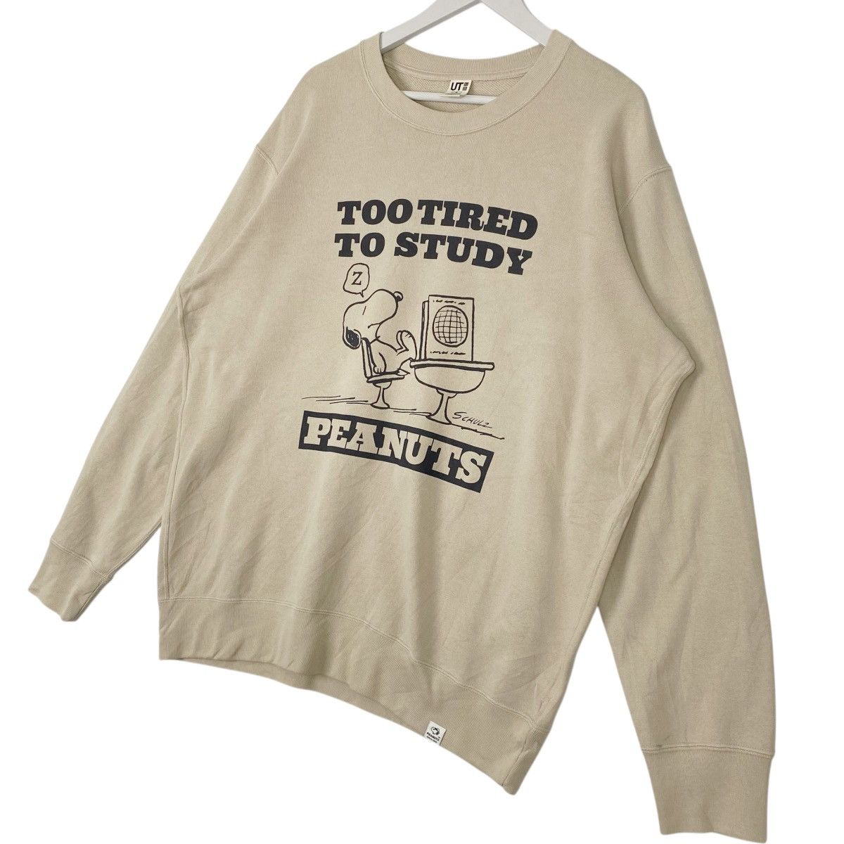 Other Vintage Peanuts Snoopy Crewneck Sweatshirt Beige Size US XL / EU 56 / 4 - 2 Thumbnail