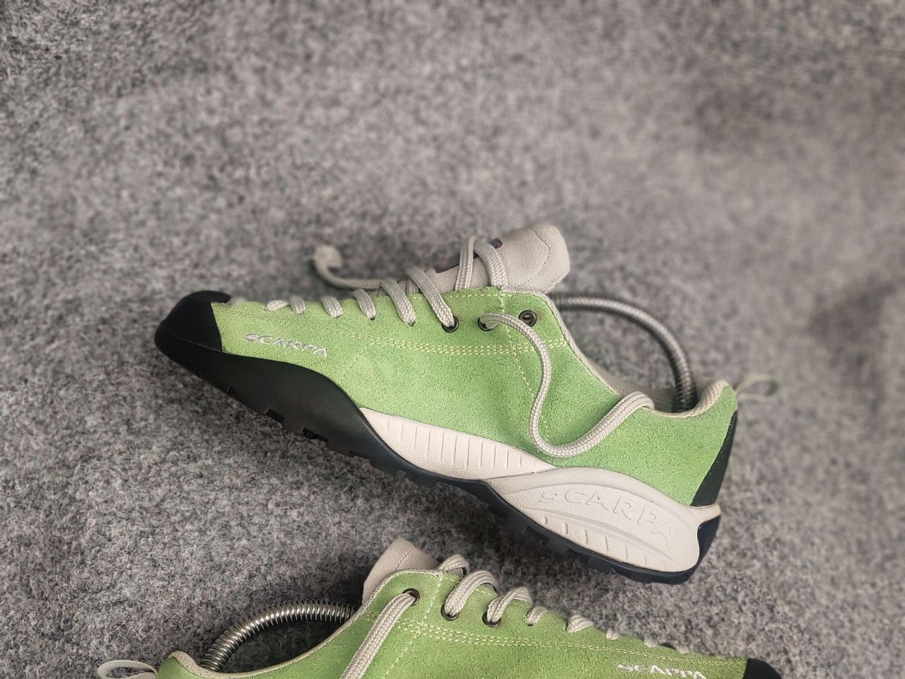 Vibram Scarpa Mojito Sneaker Green Lace Up Leather Walking Shoes Size US 6 / EU 39 - 4 Thumbnail