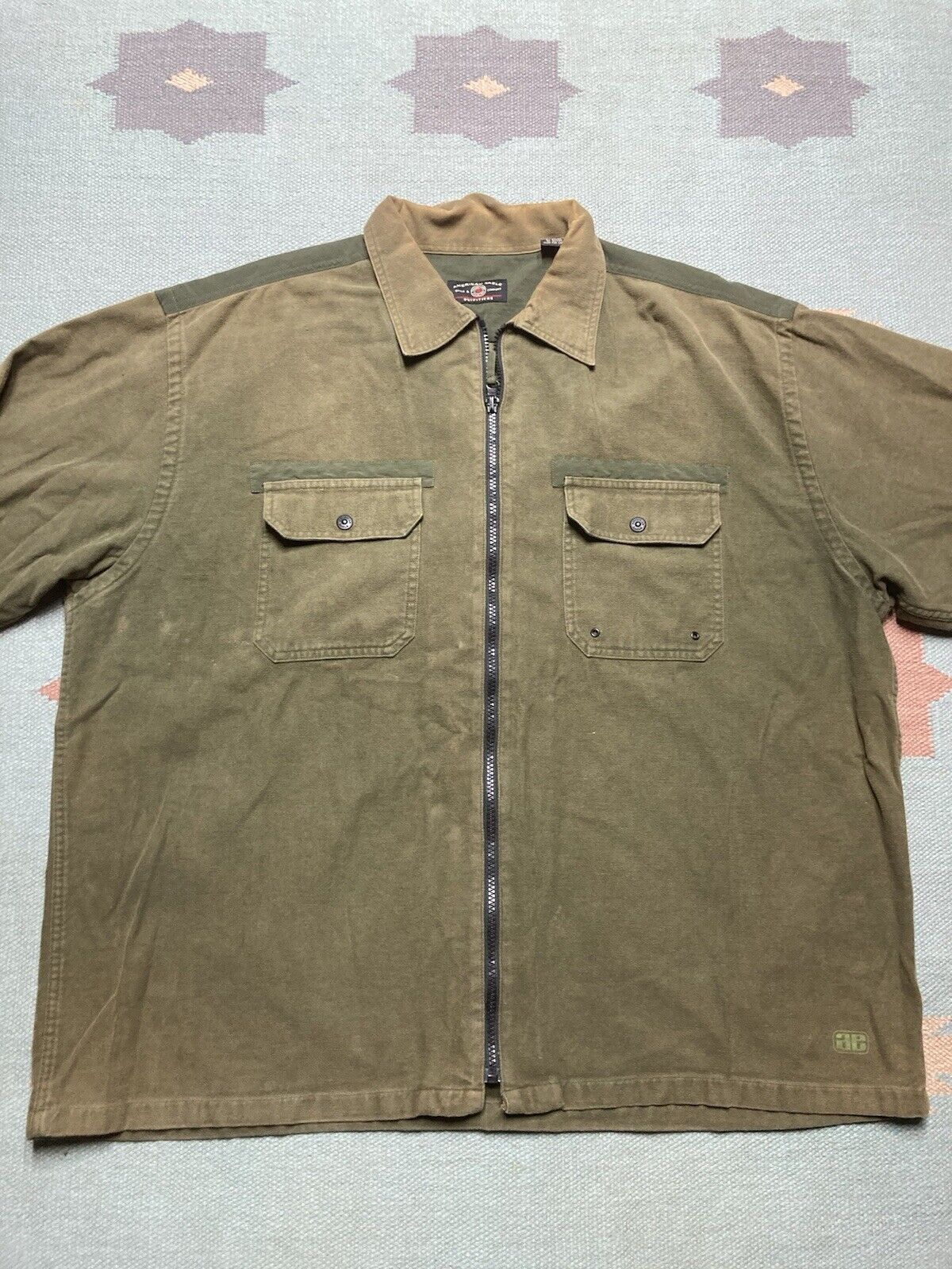 American Eagle Outfitters × Vintage VTG American eagle jacket brushed cotton hunt military XL Size US XL / EU 56 / 4 - 2 Thumbnail
