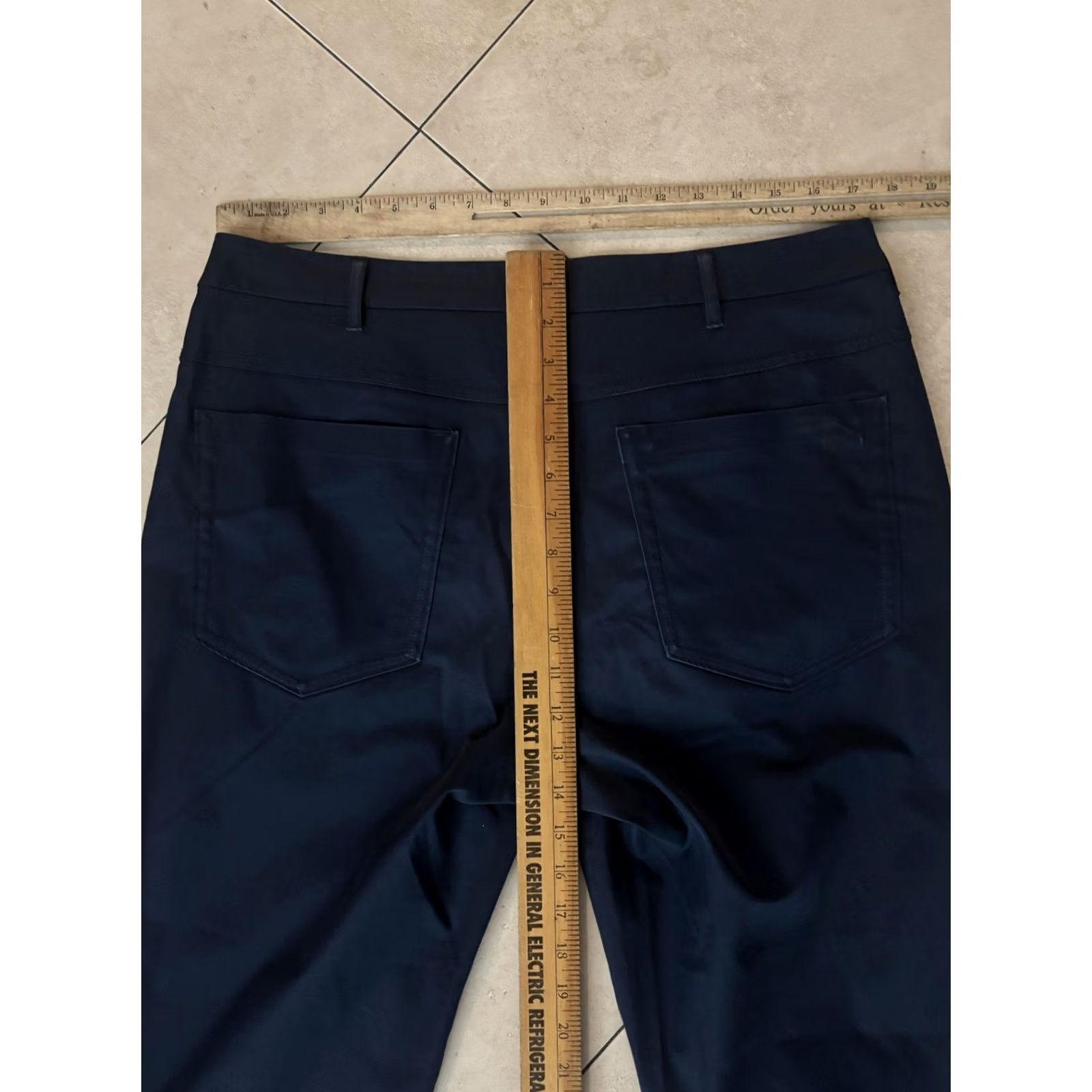 Vintage Public Rec Blue Chino Pants Mens 33x32 Straight Leg 5 Pocket Casual Zip Fly Size US 33 - 7 Thumbnail
