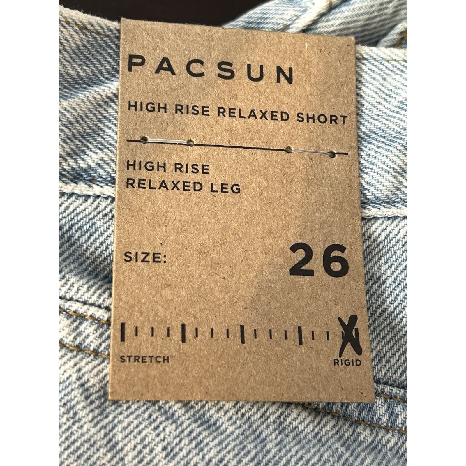 Pacsun NWT PacSun Womens High Rise Relaxed Shorts Button Fly Blue Size 26 Regular Womens Size 26" / US 2 / IT 38 - 7 Thumbnail