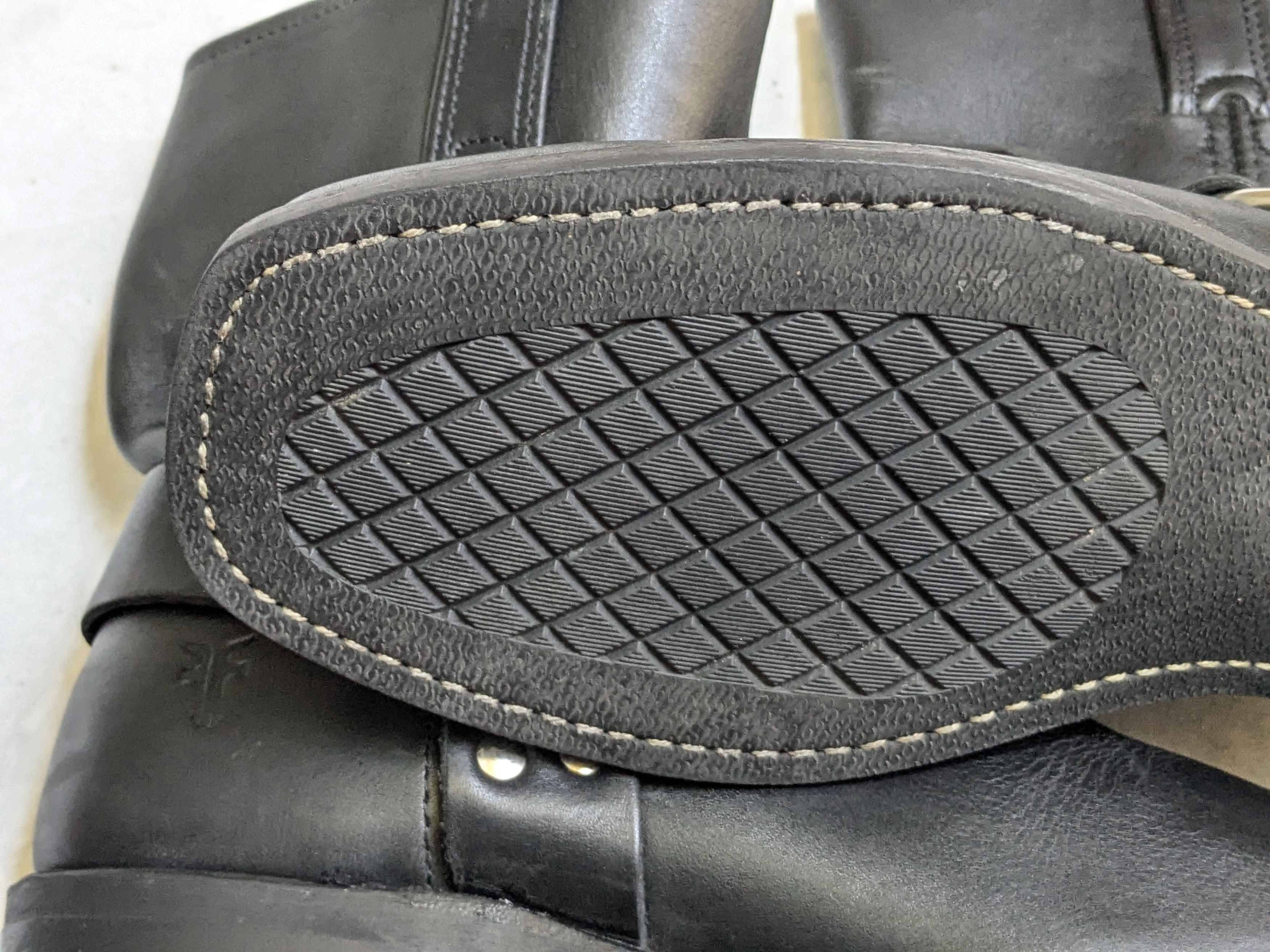 Frye Frye Harness Black Leather 9.5 M Leather Buckle Size US 9 / EU 42 - 20 Thumbnail