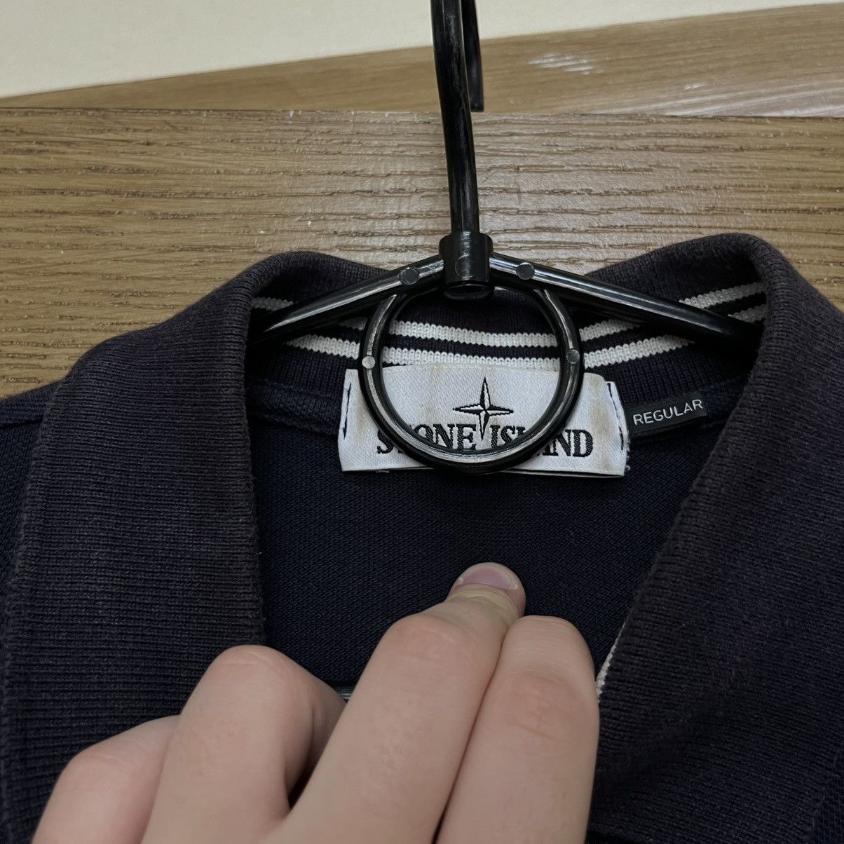 Stone Island Stone Island Long Sleeve Polo Patch Program Size US M / EU 48-50 / 2 - 7 Thumbnail