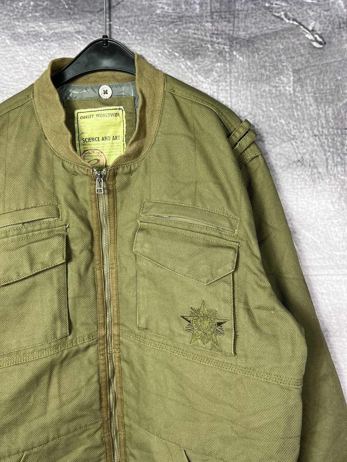 Brain Dead × Oakley Oakley Vintage Utility Bomber Heavy Jacket Y2K Gorpcore Style Size US L / EU 52-54 / 3 - 3 Thumbnail