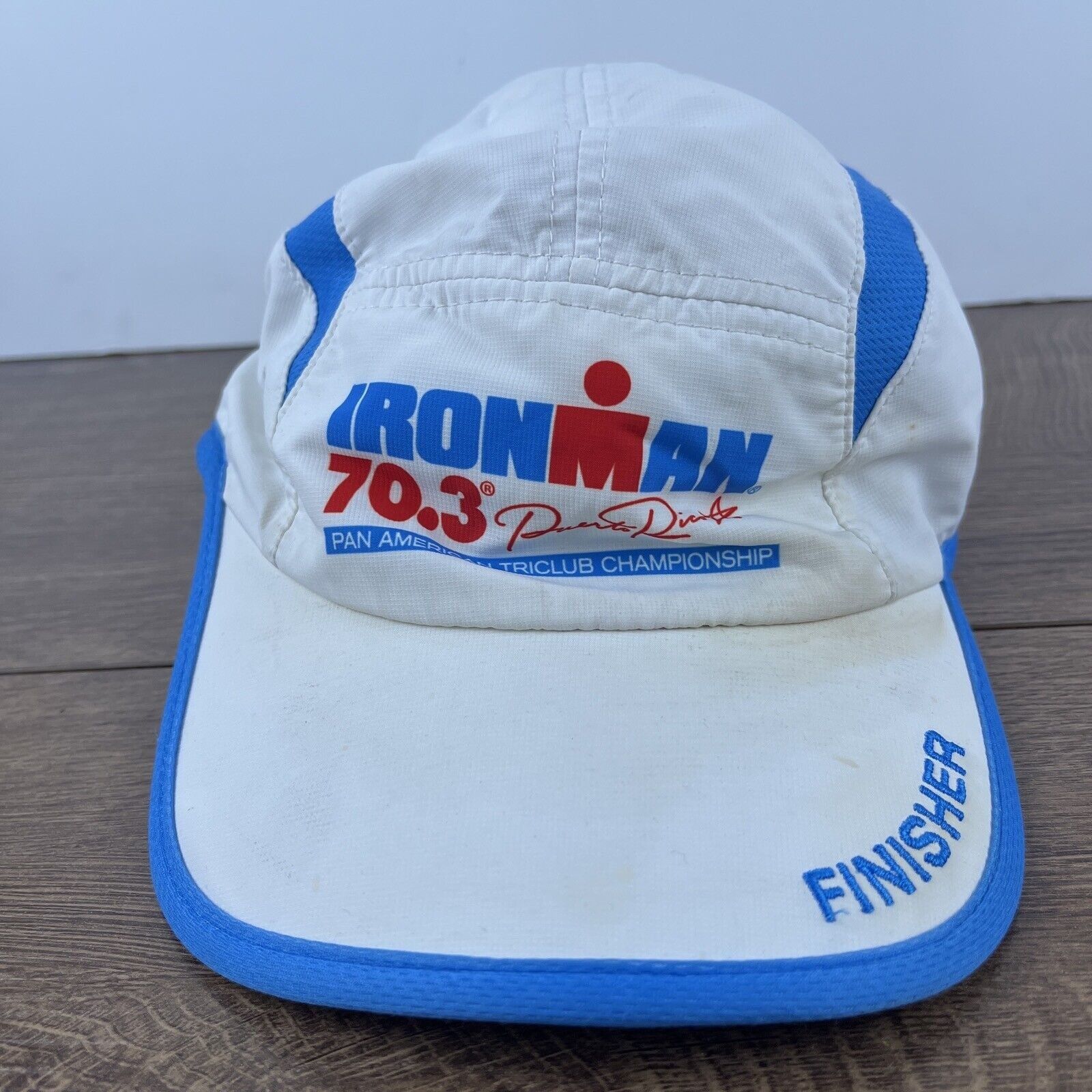 Other Iron Man Hat 70.3 Finisher Pan American White Hat Adjustable Size ONE SIZE - 1 Thumbnail