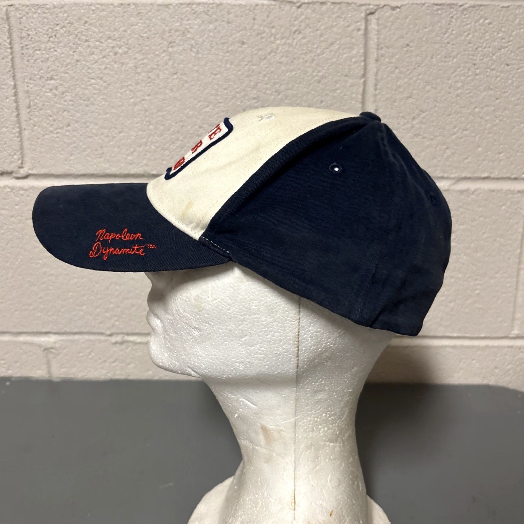 Vintage Napoleon Dynamite Vote For Pedro Embroidered Baseball Cap Bio-Domes Headgear Baseball Cap Men One Size Blue Twill Adjustable Vintage: No Size ONE SIZE - 6 Thumbnail