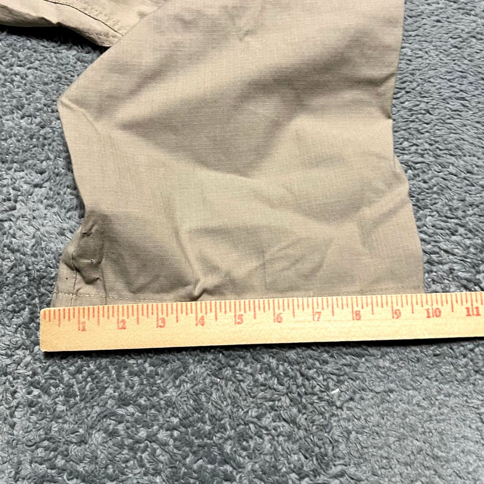 Vintage First Tactical Pants Mens 52 Tan Cargo Straight Fit Ripstop 52x33 Big & Tall Inseam 33 Mens Cargo Pants Tan Size US 36 / EU 52 - 6 Thumbnail