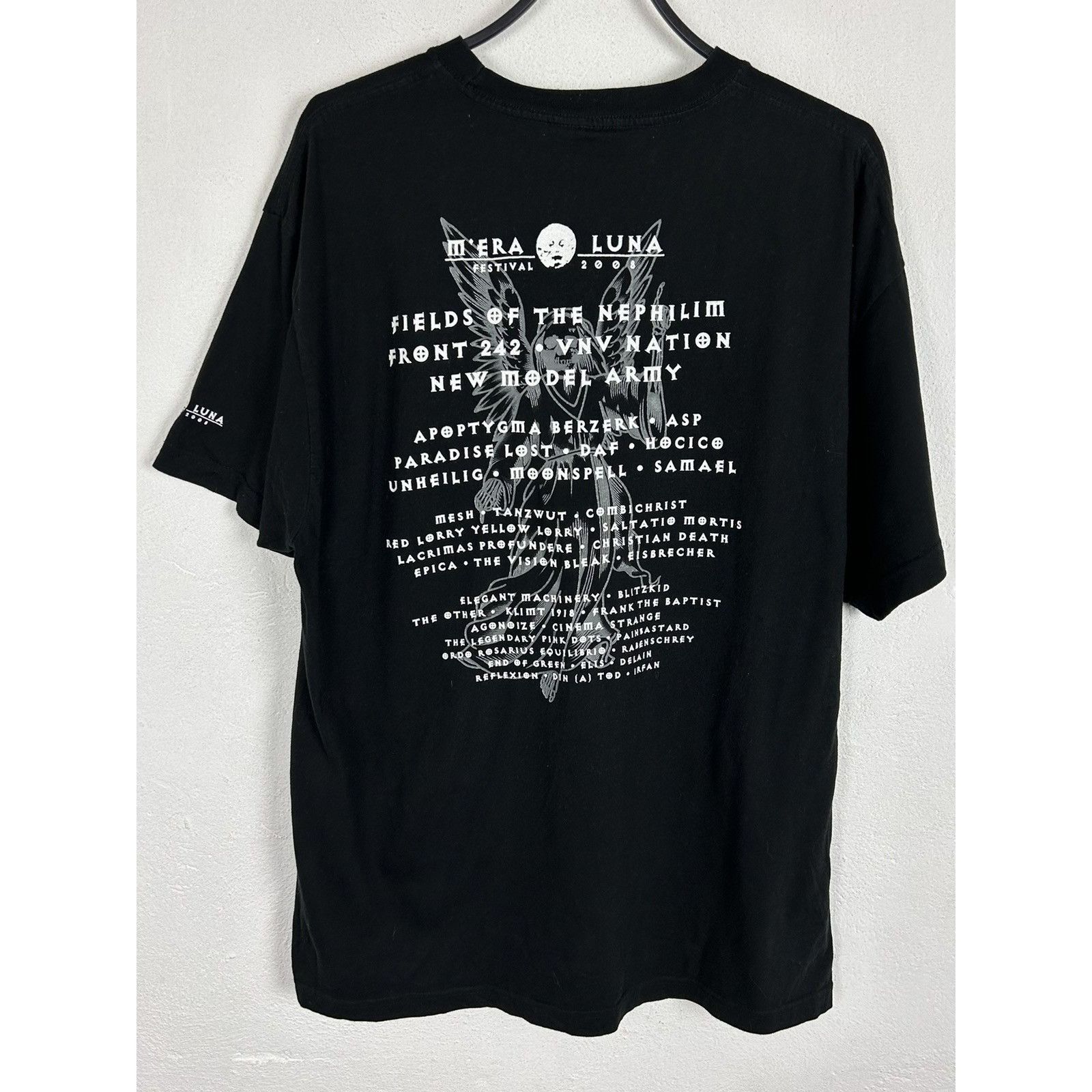 Band Tees 00s Vintage M'era Luna 2008 Rock Metal Festival T-Shirt Size US XL / EU 56 / 4 - 5 Thumbnail