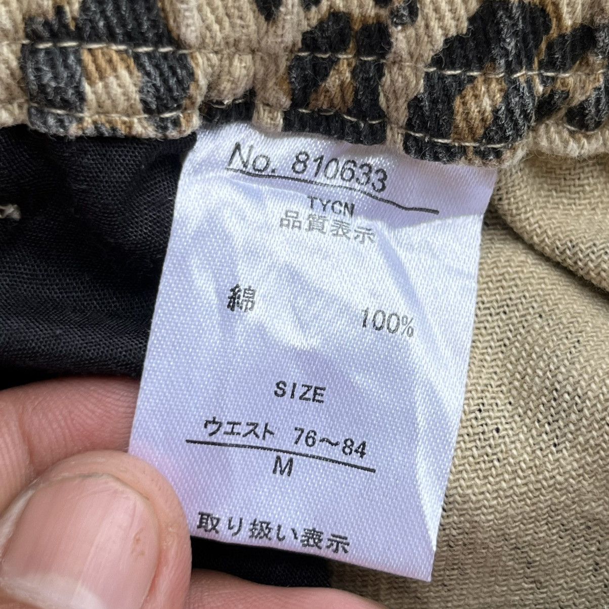 Japanese Brand JUNGLE STORM CARGO RELAXED LEOPARD CAMO LIKE GOA JAPAN Size US 33 - 5 Thumbnail