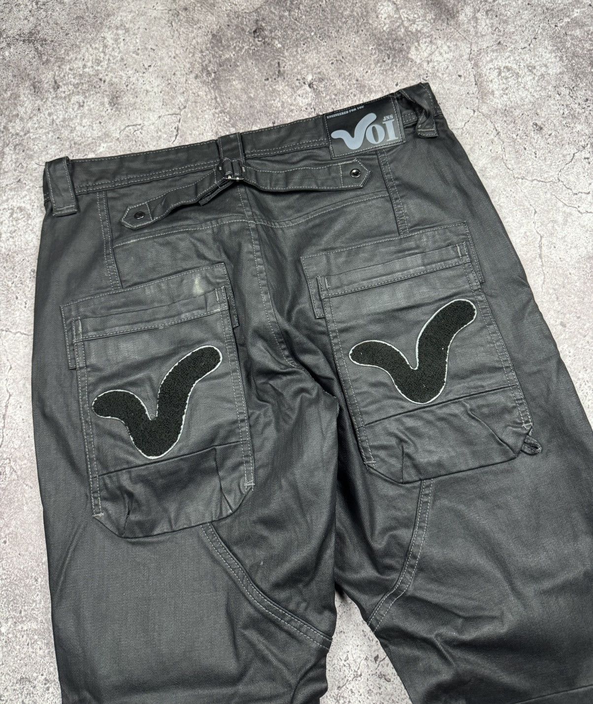 Japanese Brand Vintage VOI Jeans Distressed flared denim japan style 34 Size US 34 / EU 50 - 2 Thumbnail