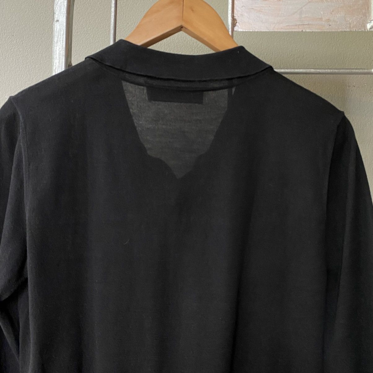 Viktor & Rolf VIKTOR& ROLF Black Semi-Sheer Knit Shirt Size XS / US 0-2 / IT 36-38 - 22 Thumbnail