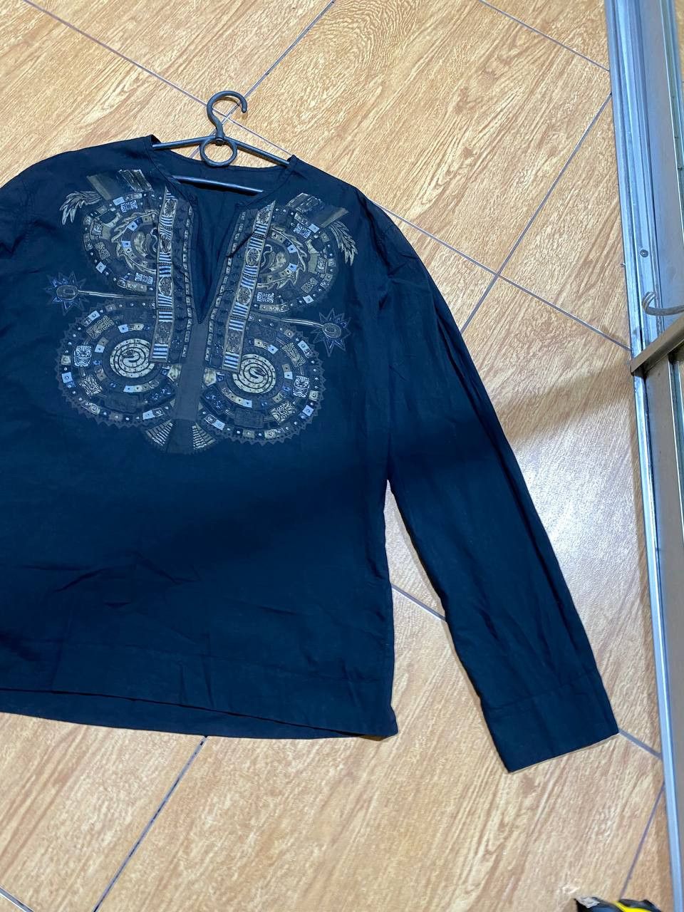 Just Cavalli Just Cavalli Long Sleeve Shirt Logo Black Print Size US M / EU 48-50 / 2 - 6 Thumbnail