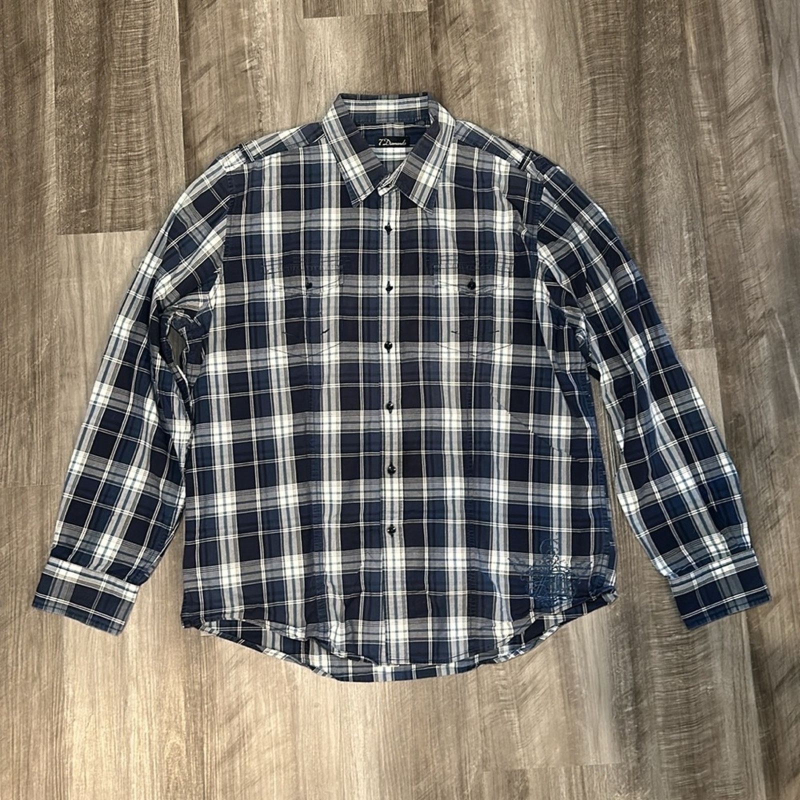 7Diamonds 7 Diamonds Long Sleeve Button Down - 2XL Size US XXL / EU 58 / 5 - 2 Thumbnail