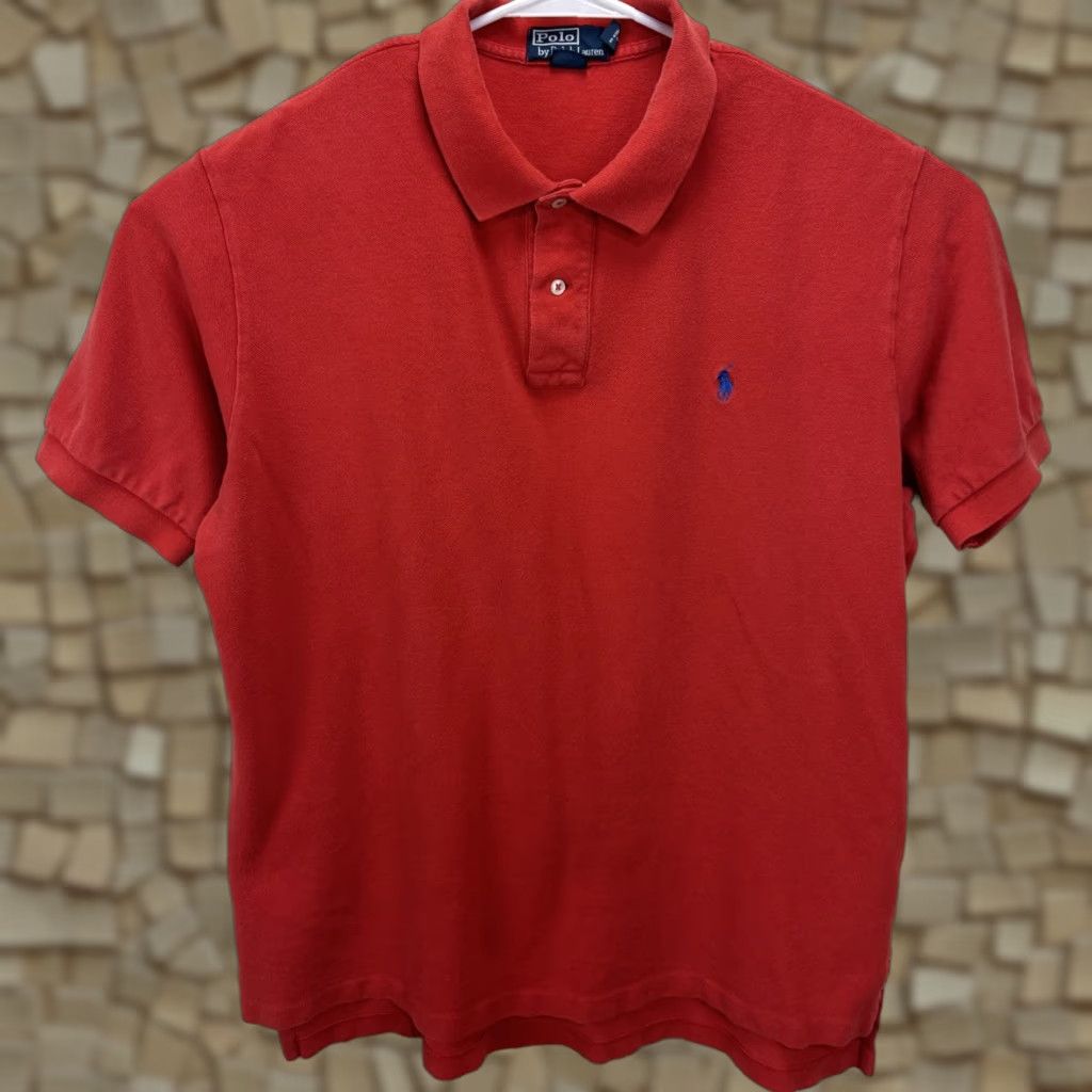 Polo Ralph Lauren Vintage Polo Ralph Lauren Men’s 2XL Polo Shirt Short Sleeve Red Embroidered Logo Classic Preppy All Seasons Size US XXL / EU 58 / 5 - 1 Thumbnail