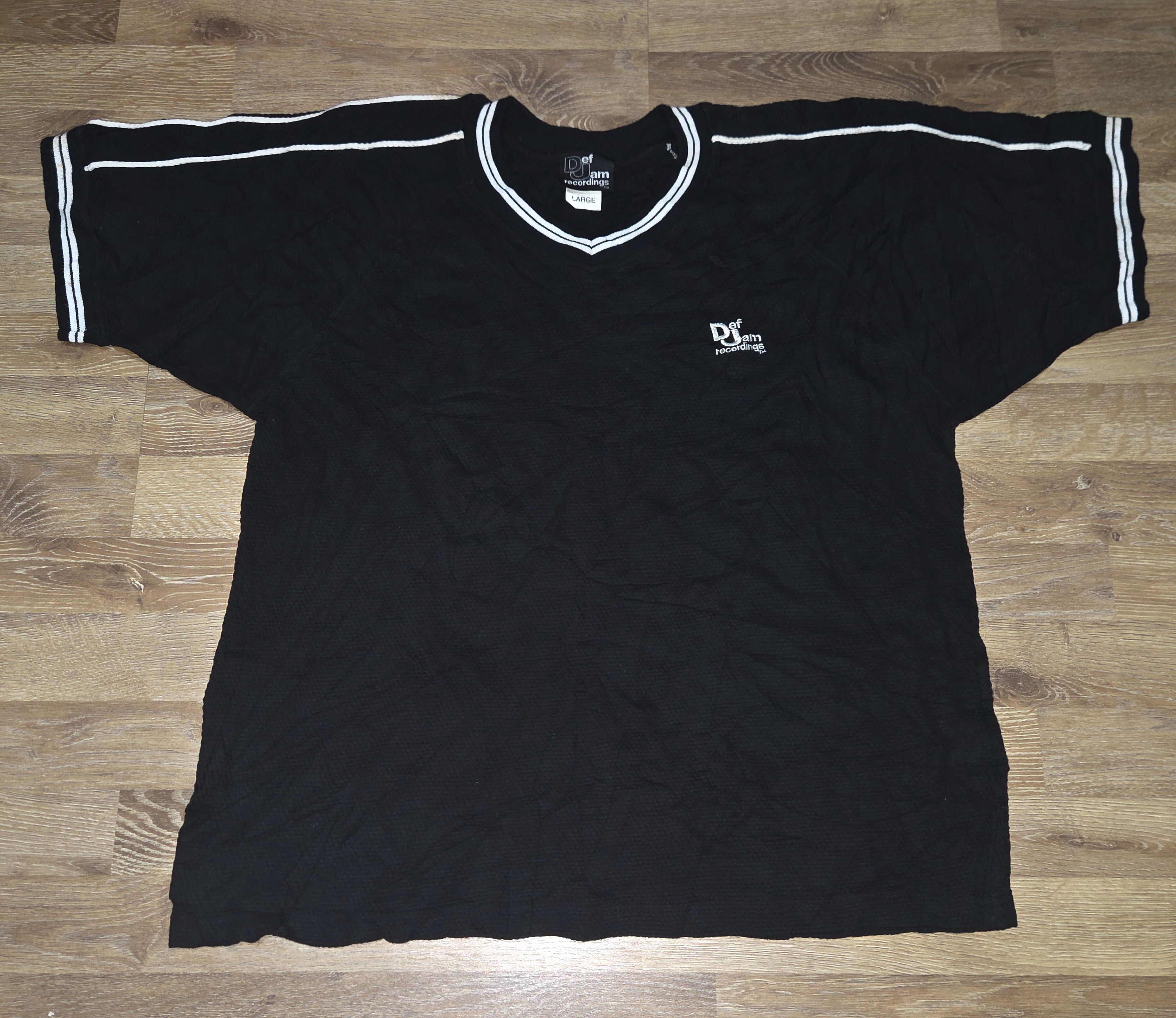 Rap Tees Vintage 90s Hip Hop Label DEF JAM RECORDINGS Raptee T Shirt Size US L / EU 52-54 / 3 - 8 Thumbnail