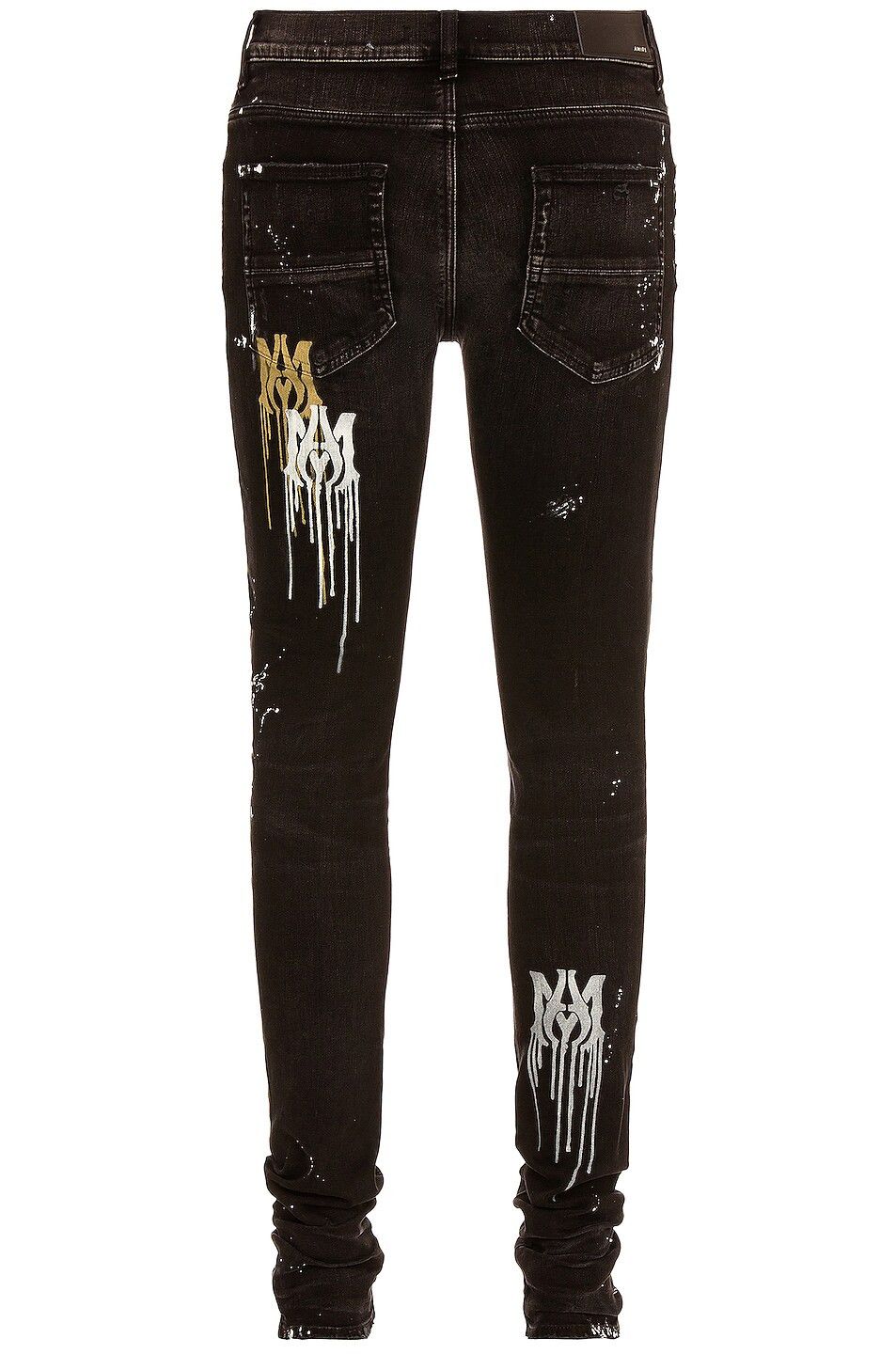 Amiri o1w1db10525 MA Drip Jeans in Aged Black Size US 32 / EU 48 - 5 Thumbnail