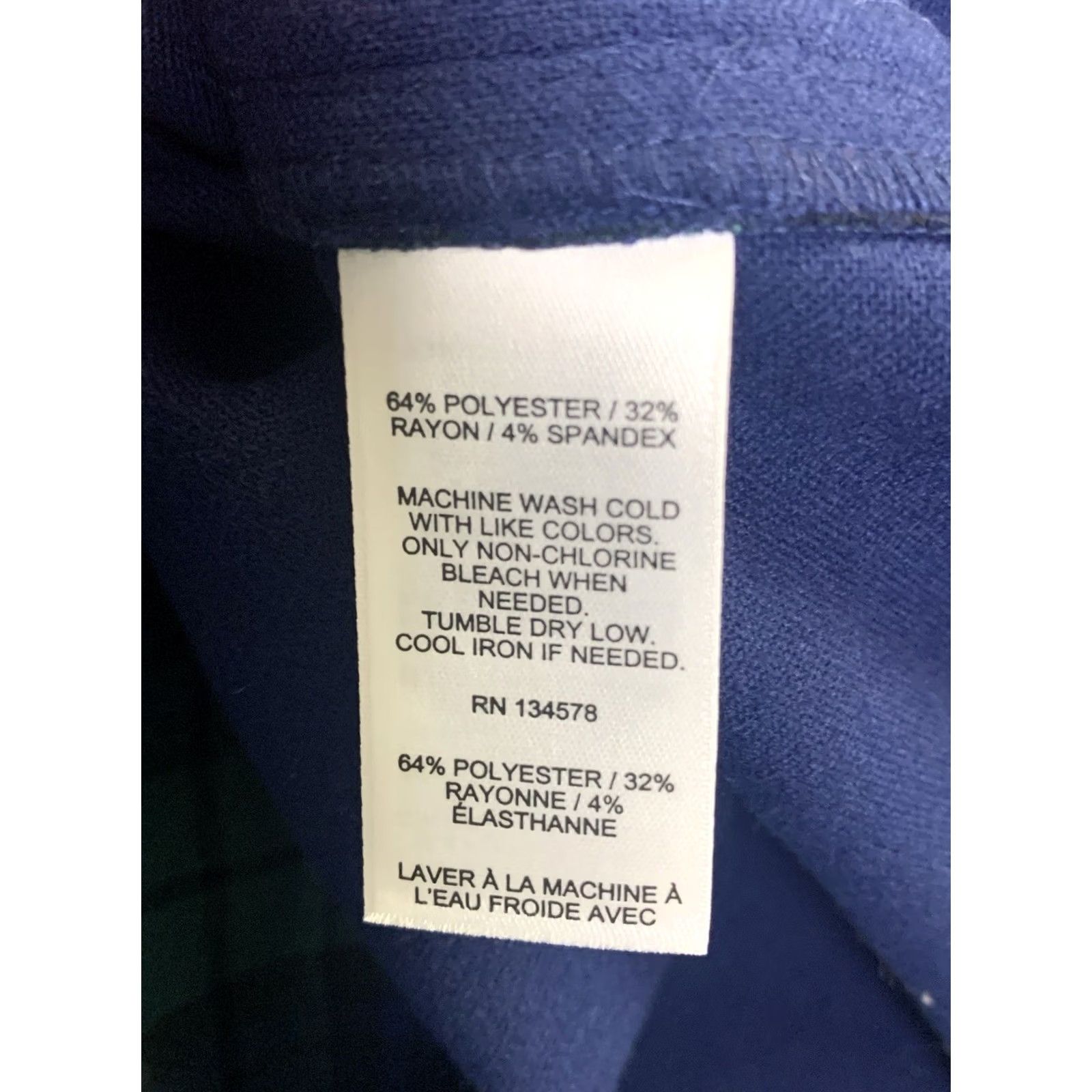 Vineyard Vines Vineyard Vines Skirt Womens Size 8 Blackwatch Tartan Plaid Mini Ponte Blue/Green Zipper Knit Size 30" / US 8 / IT 44 - 4 Thumbnail