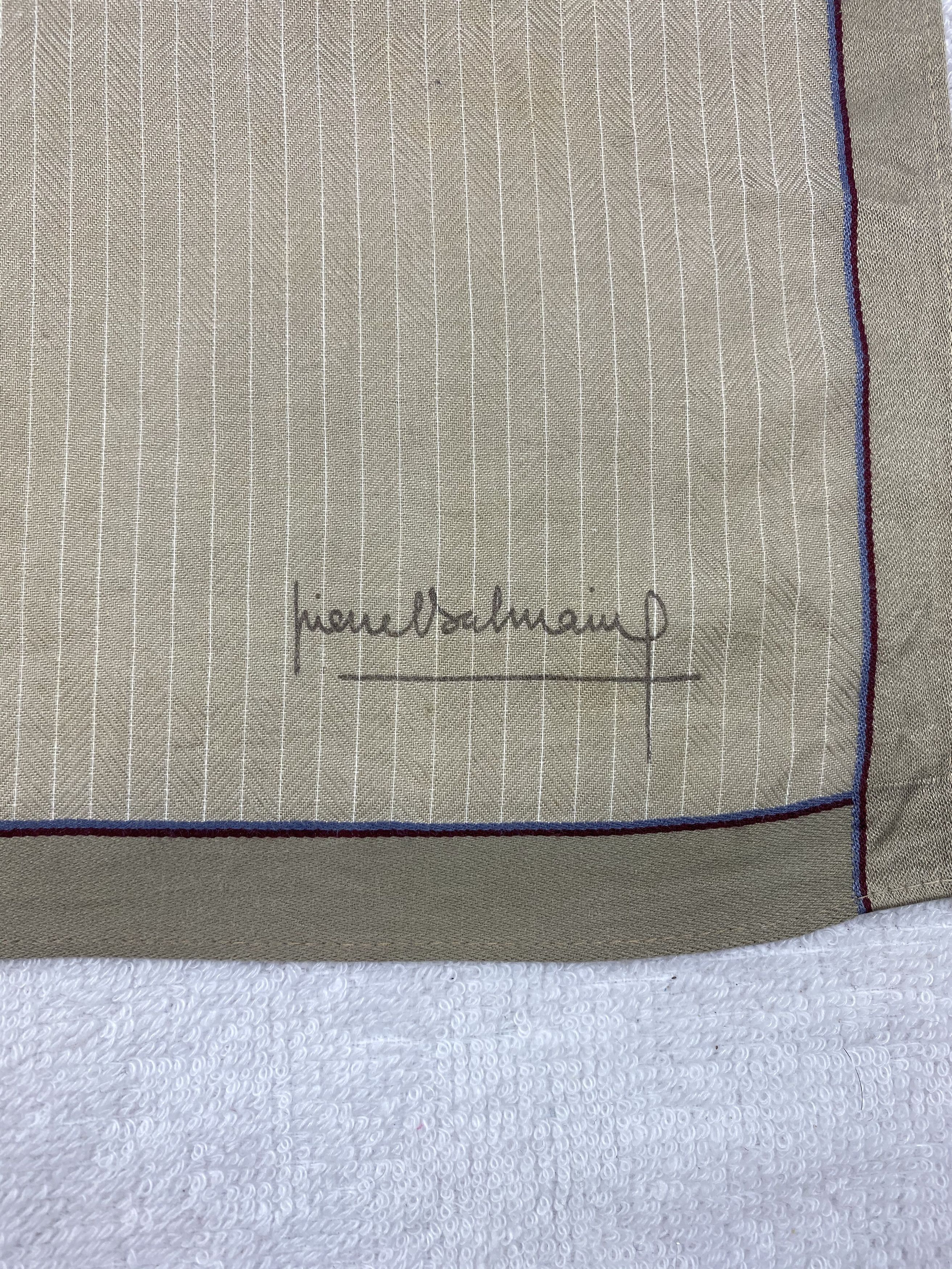 Pierre Balmain × Vintage Pierre Balmain Handkerchief / Bandana / Neckerchief Size ONE SIZE - 5 Thumbnail