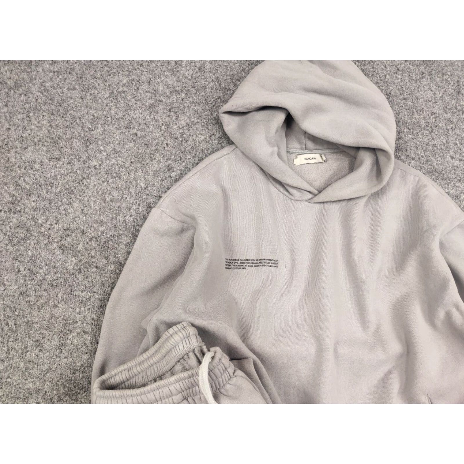 Pangaia Pangaia Tracksuit Hoodie Pants Organic Cotton Unisex Gray S Set Size US S / EU 44-46 / 1 - 6 Thumbnail